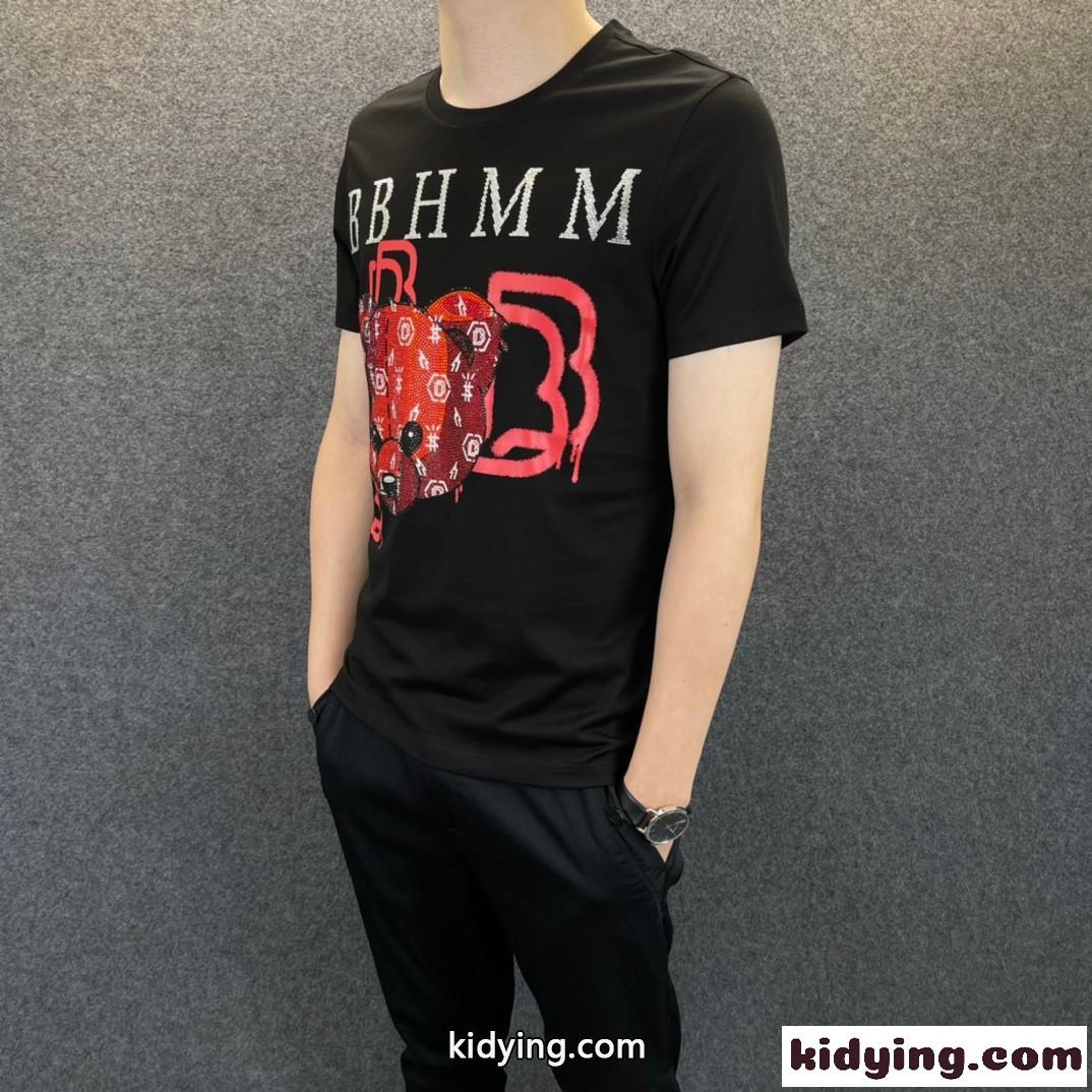 上品 春夏 定番 クルーネック フィリッププレイン 半袖Tシャツ コピー 着心地いい カジュアル おしゃれ-2