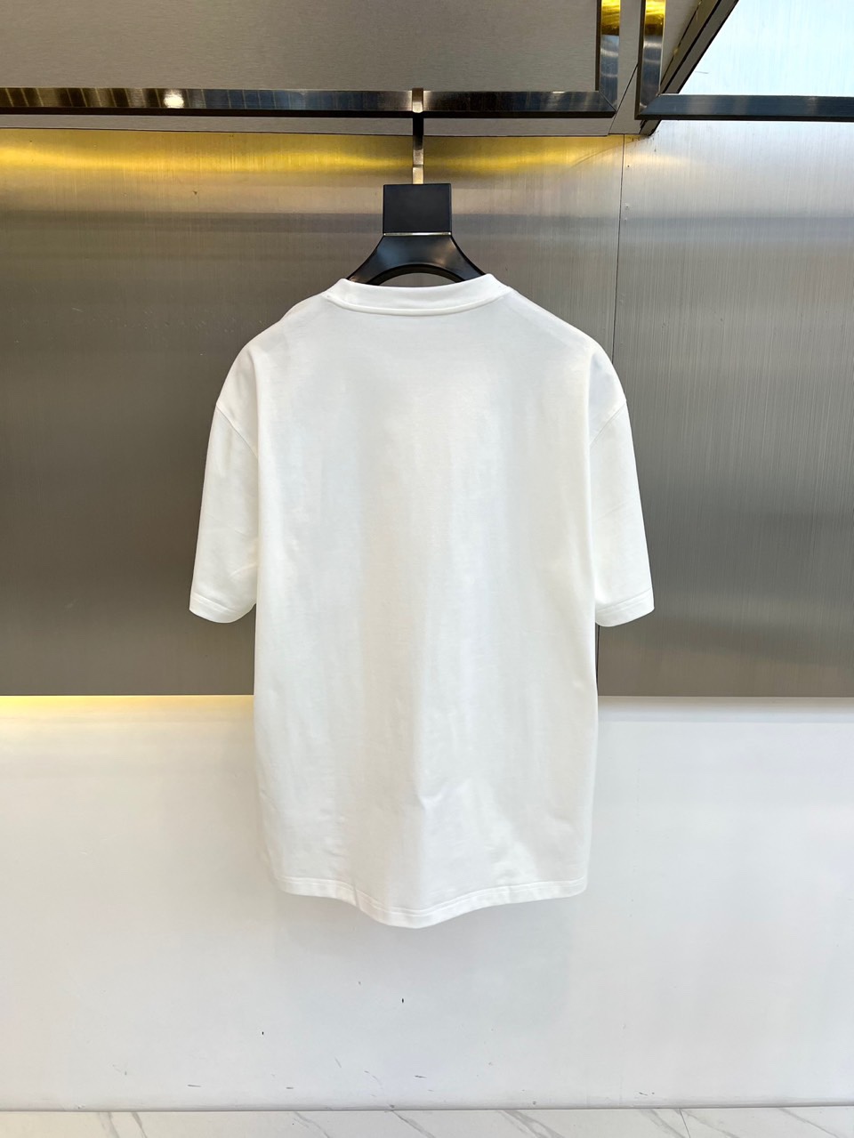 カジュアル ロゴ入り コットン Tシャツ バーバリー 半袖Tシャツ コピー ホワイト-4