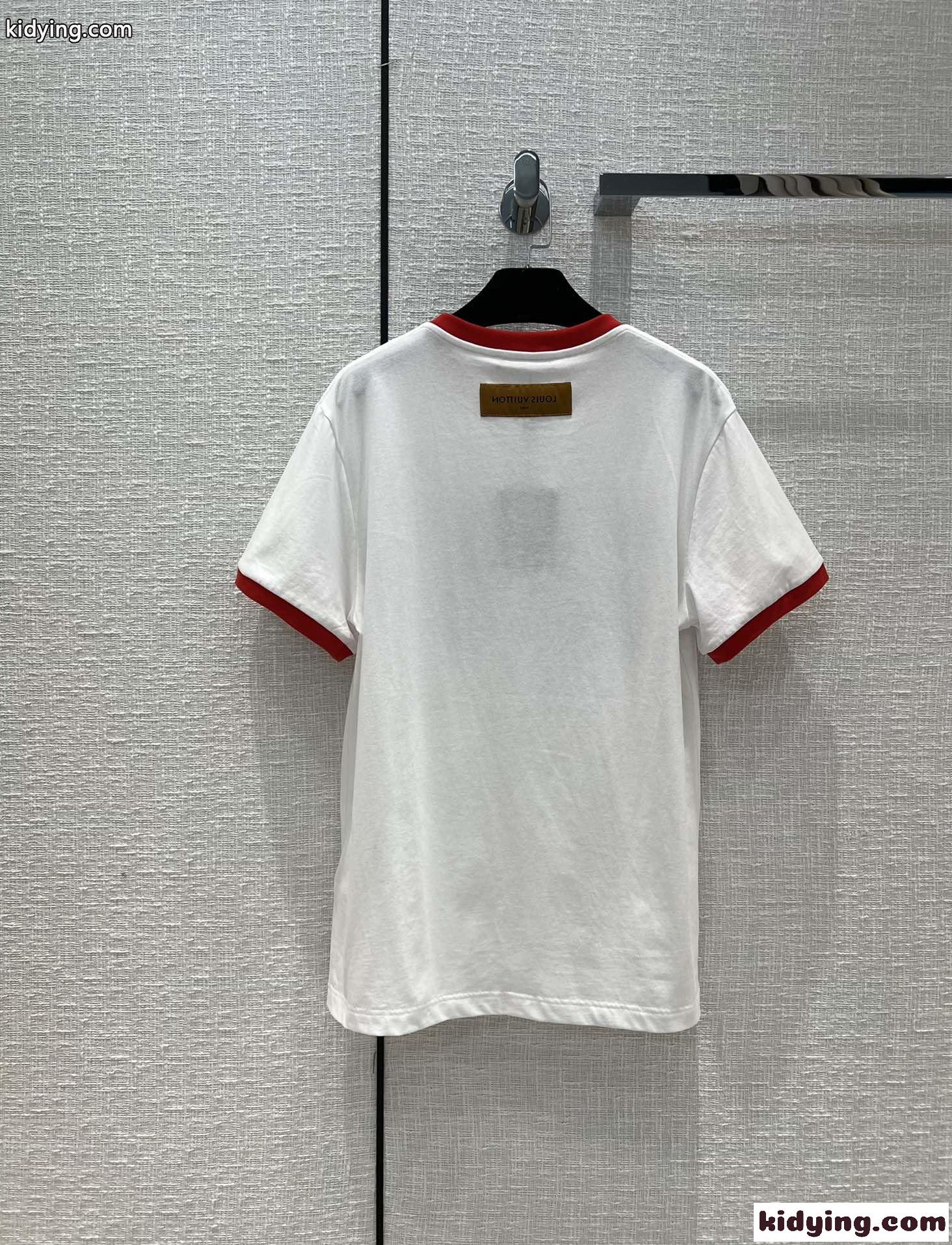 春夏 新作 人気 ルイ・ヴィトン Tシャツ コピー クルーネック コットン 半袖 プリント トップス-4