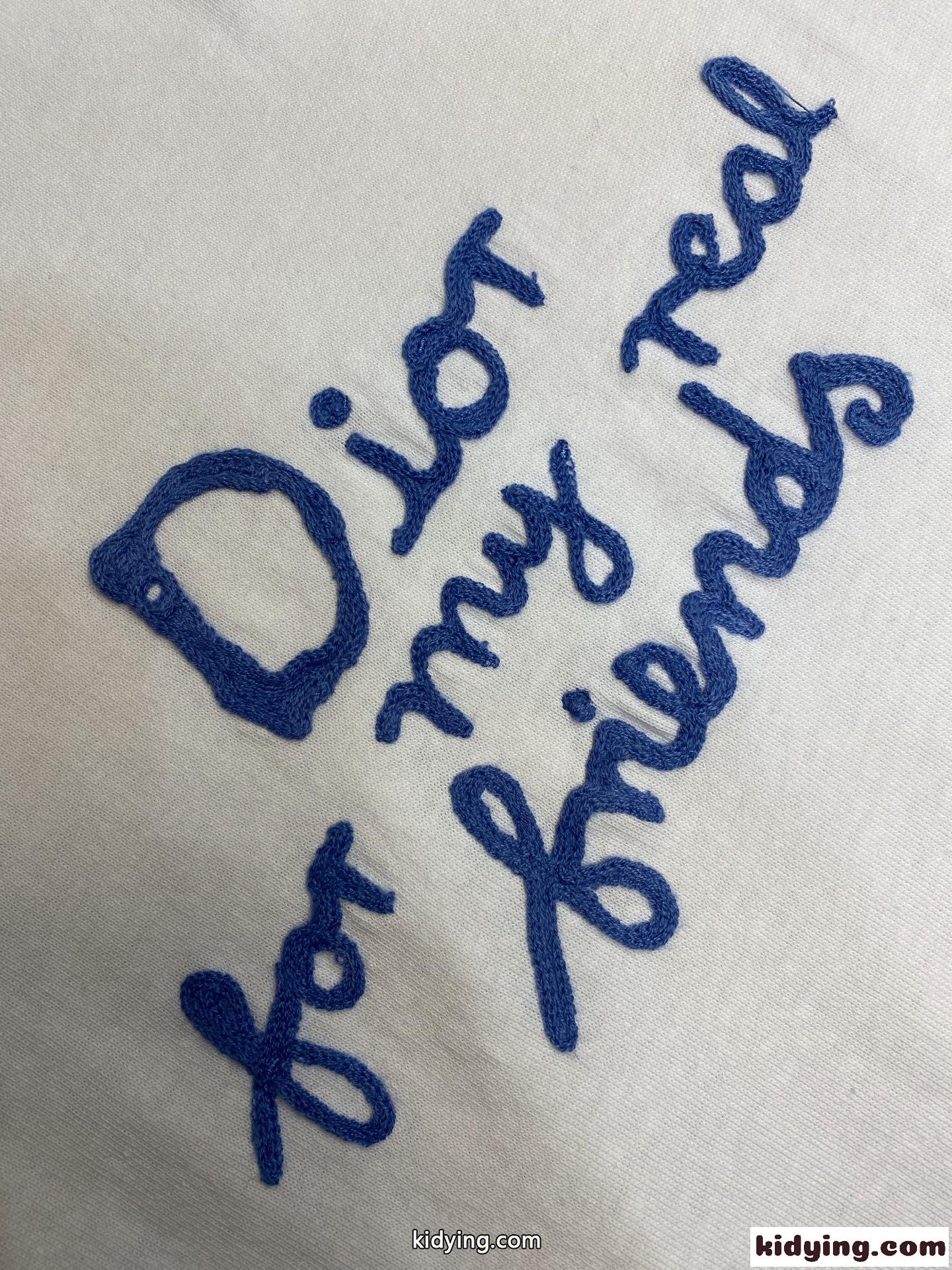 クリスチャン・ディオール Tシャツ コピー DIOR AND HYLTON NEL Tシャツ ホワイト-3