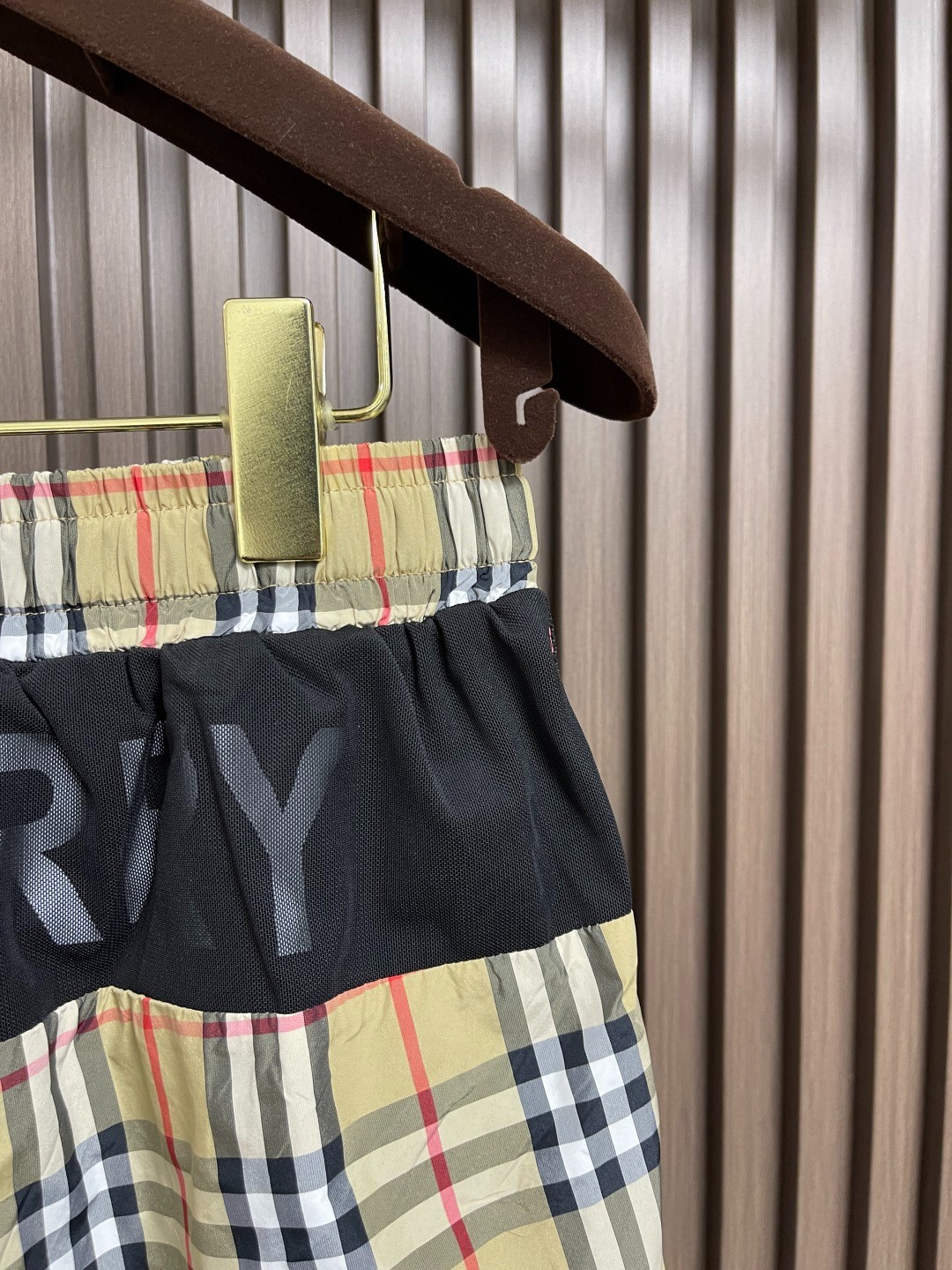 カジュアル スポーツ ショートパンツ バーバリー パンツ コピー チェック柄-1