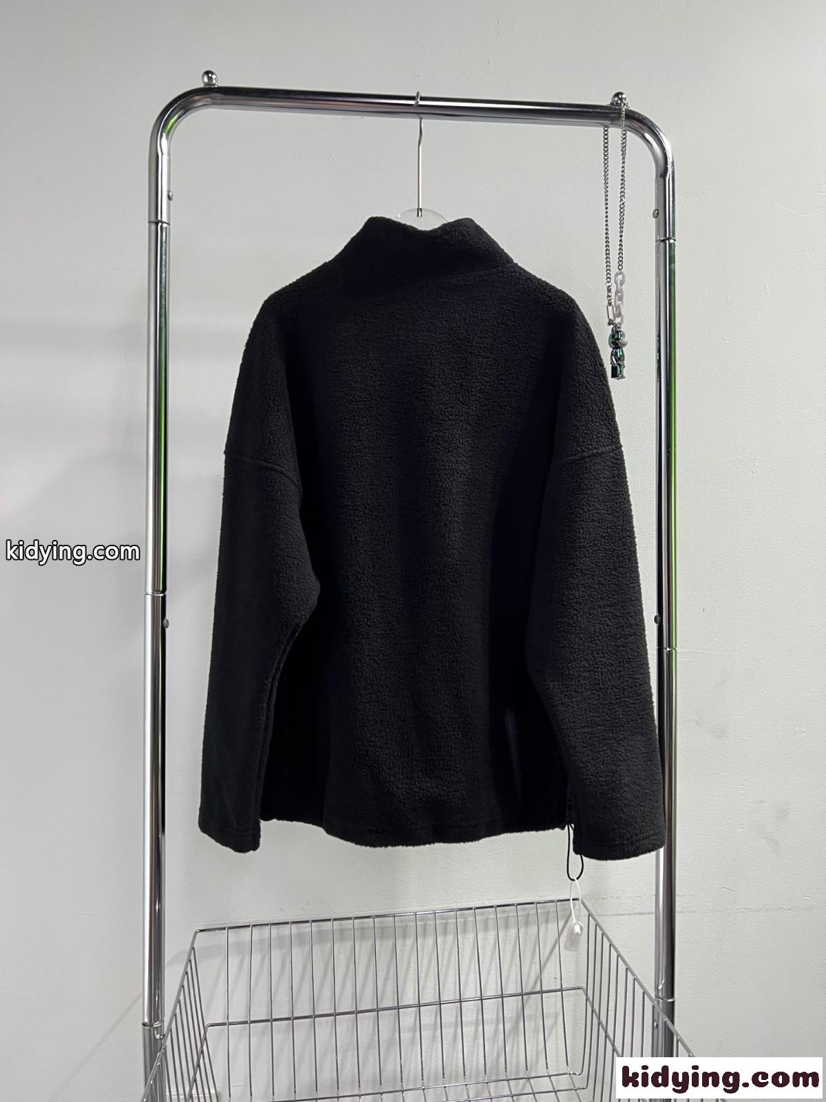 クロムハーツ パーカー コピー おしゃれ 秋冬 カジュアル ハーフジップ 長袖 刺繍入り オーバーサイズ-3