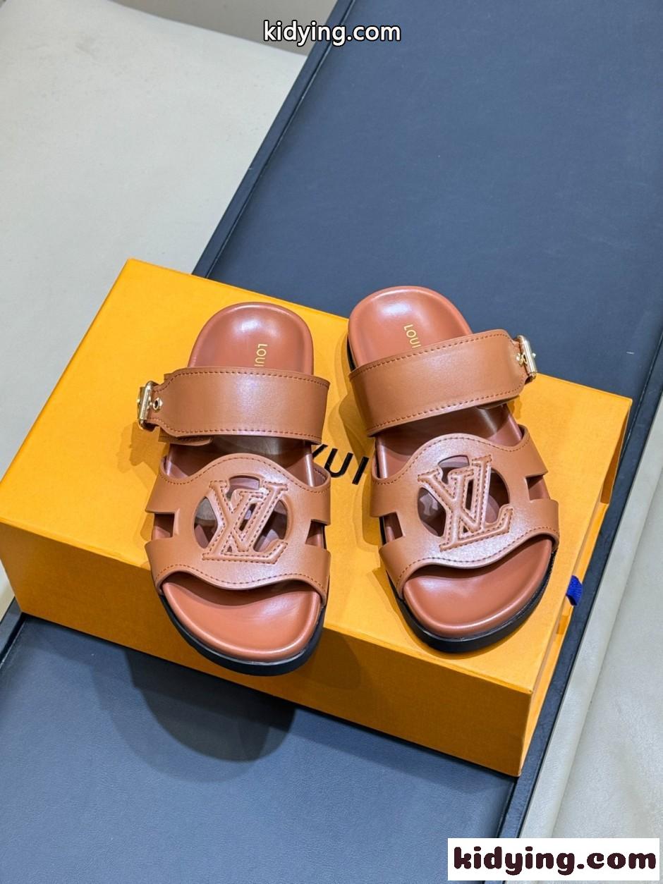 LV イソラ ミュール ルイ・ヴィトン サンダル スーパーコピー ブラウン-2