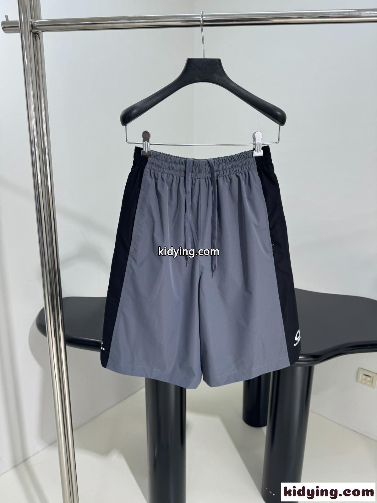 おしゃれ カジュアル ゆったり ショートパンツ バレンシアガ パンツ コピー グレー ユニセックス-1