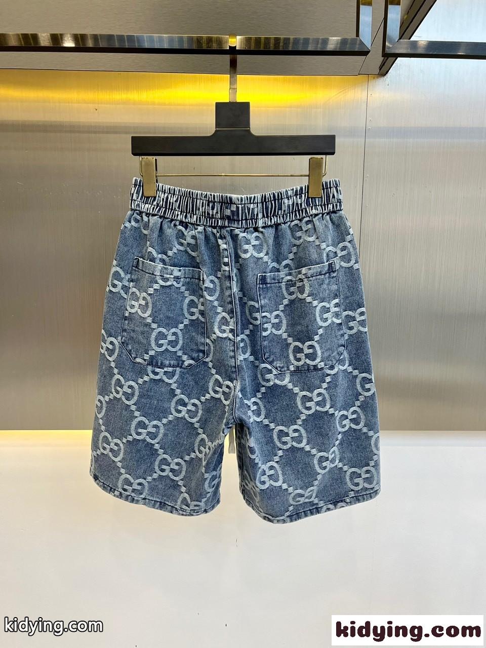 おしゃれ カジュアル メンズ ショートパンツ グッチ パンツ コピー デニム-1