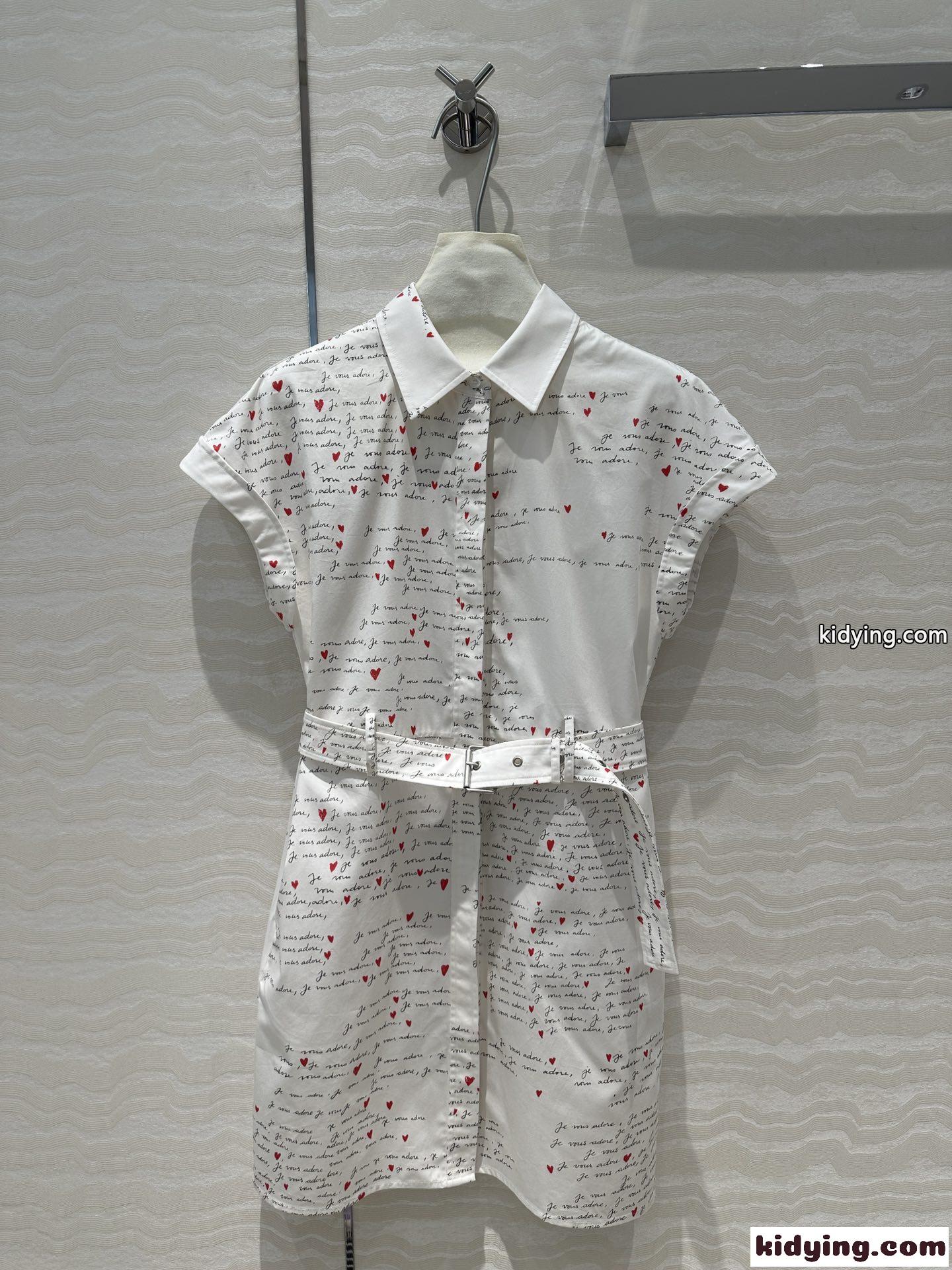 Dioramour ベルト付きシャツドレス クリスチャン・ディオール ワンピース コピー レディース-2