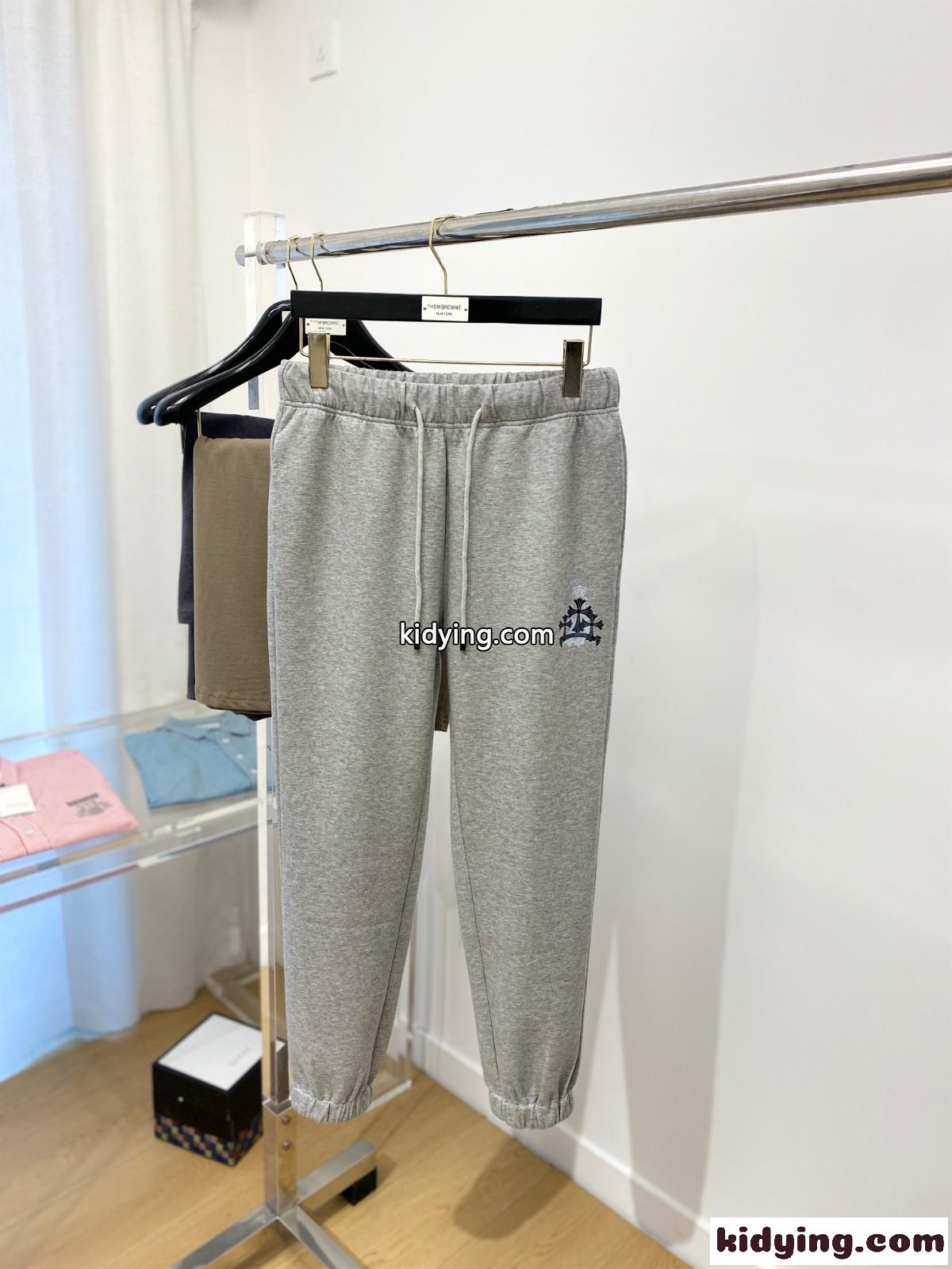 カジュアル 定番 ジョガーパンツ クロムハーツ パンツ コピー グレー-0
