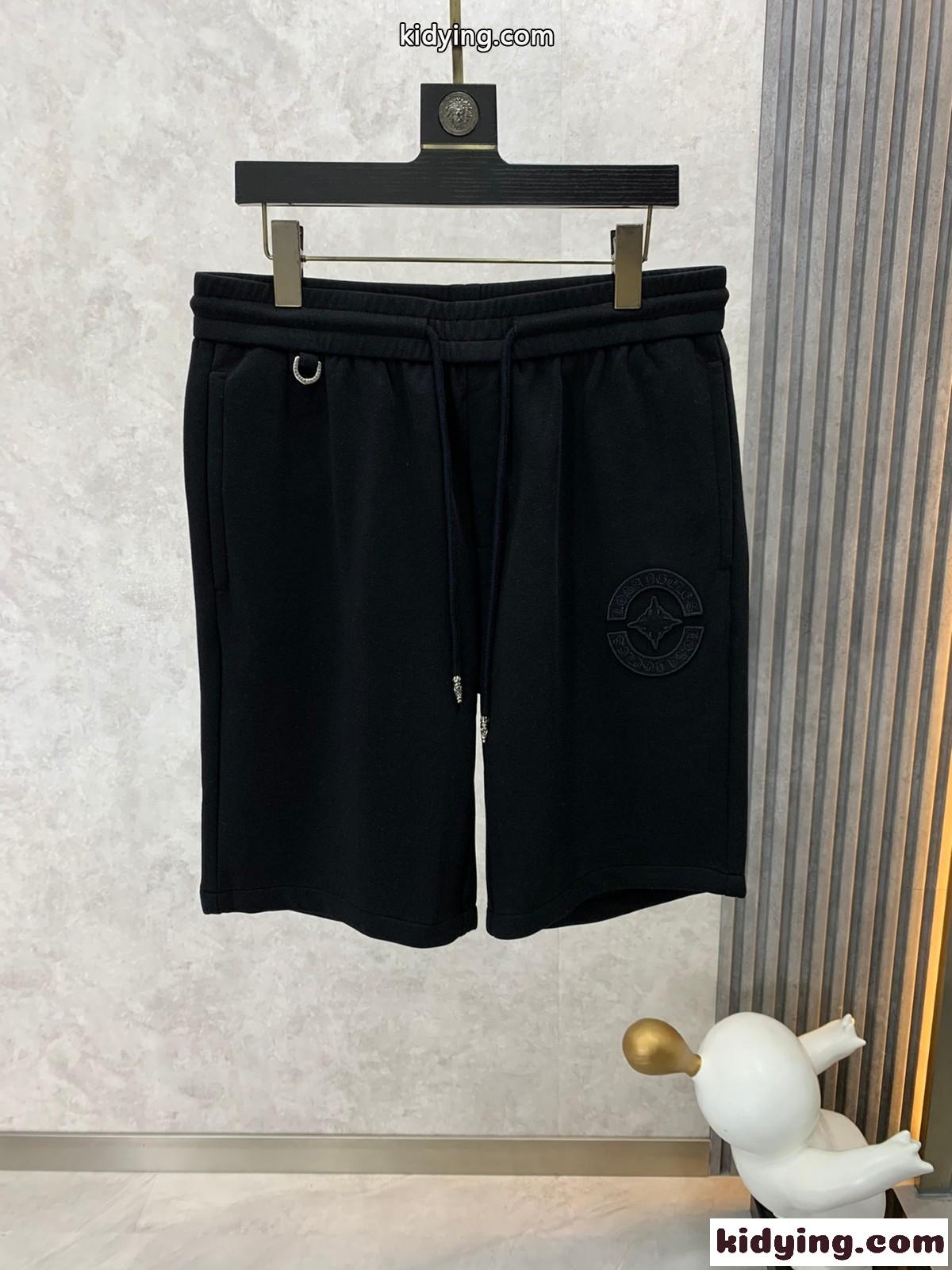 クロムハーツ パンツ コピー シンプル カジュアル スポーツ メンズ ハーフパンツ-1