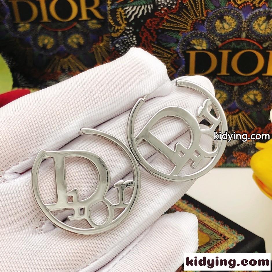 洗練された DIOR フープピアス クリスチャン・ディオール イヤリング 偽物-3