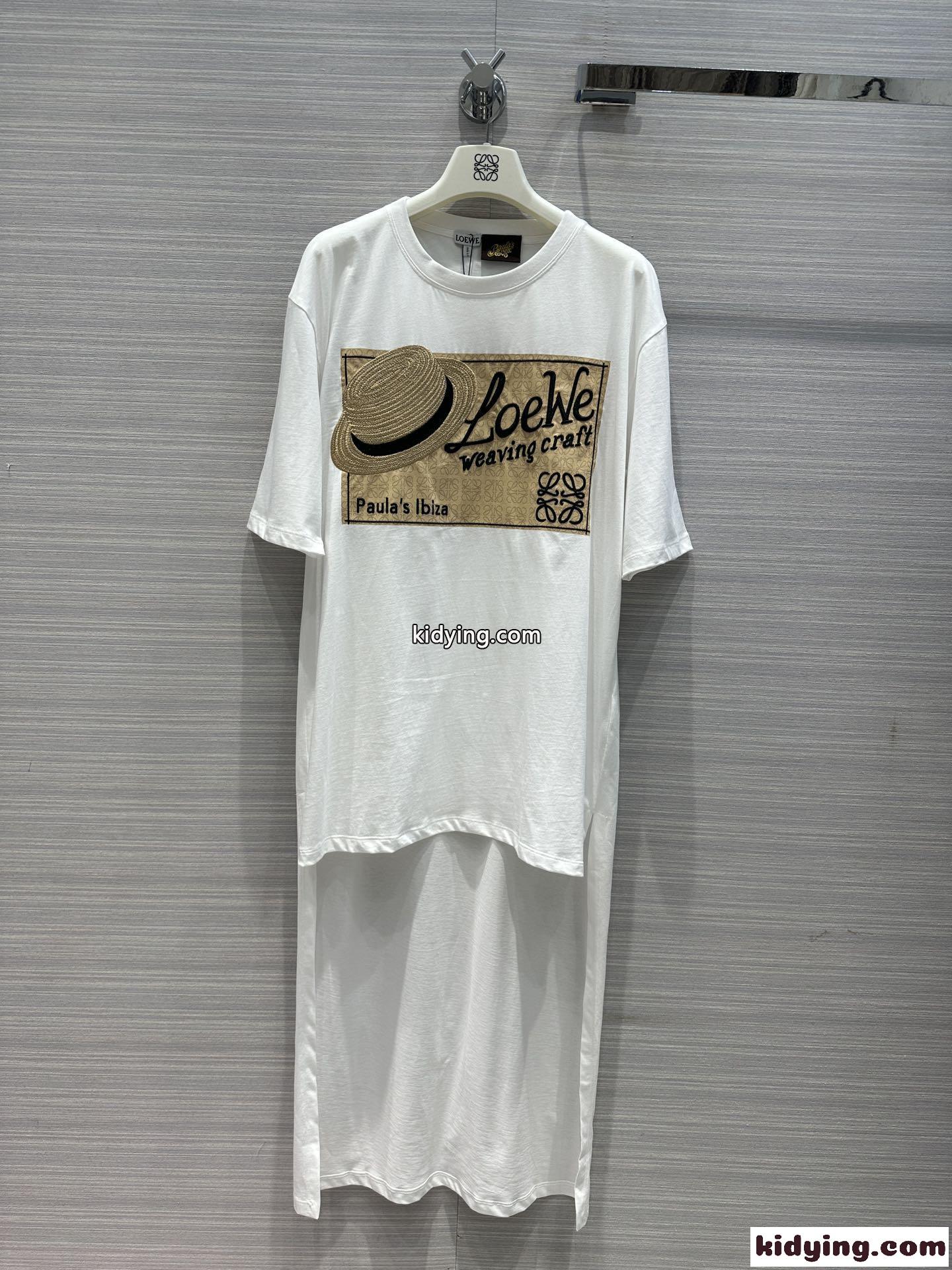 カジュアル ハット Tシャツドレス ロエベ ワンピース コピー レディース-1