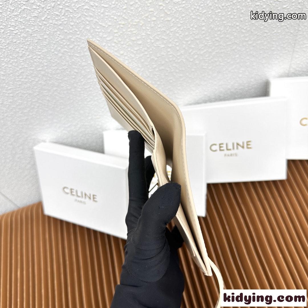 ミディアムウォレット CELINE ヴィクトワール セリーヌ 財布 コピー ホワイト-5