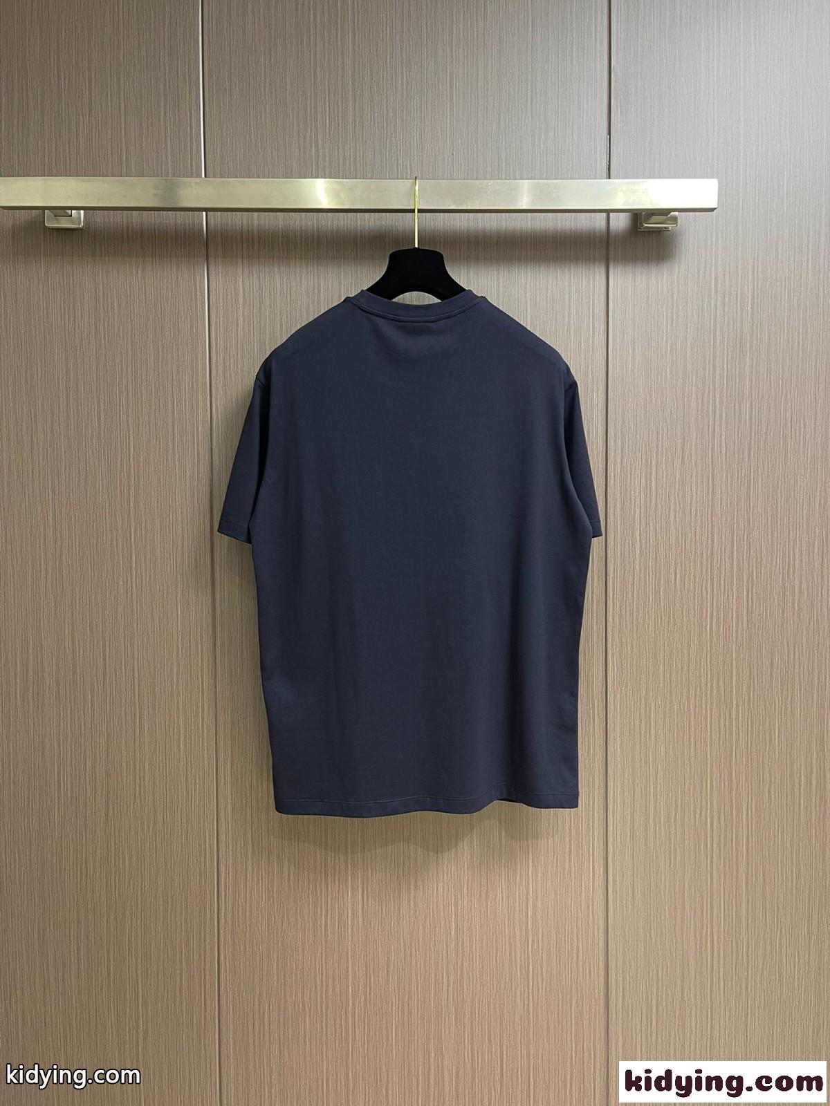 アルマーニ Tシャツ コピー シンプル カジュアル クルーネック 半袖Tシャツ-1