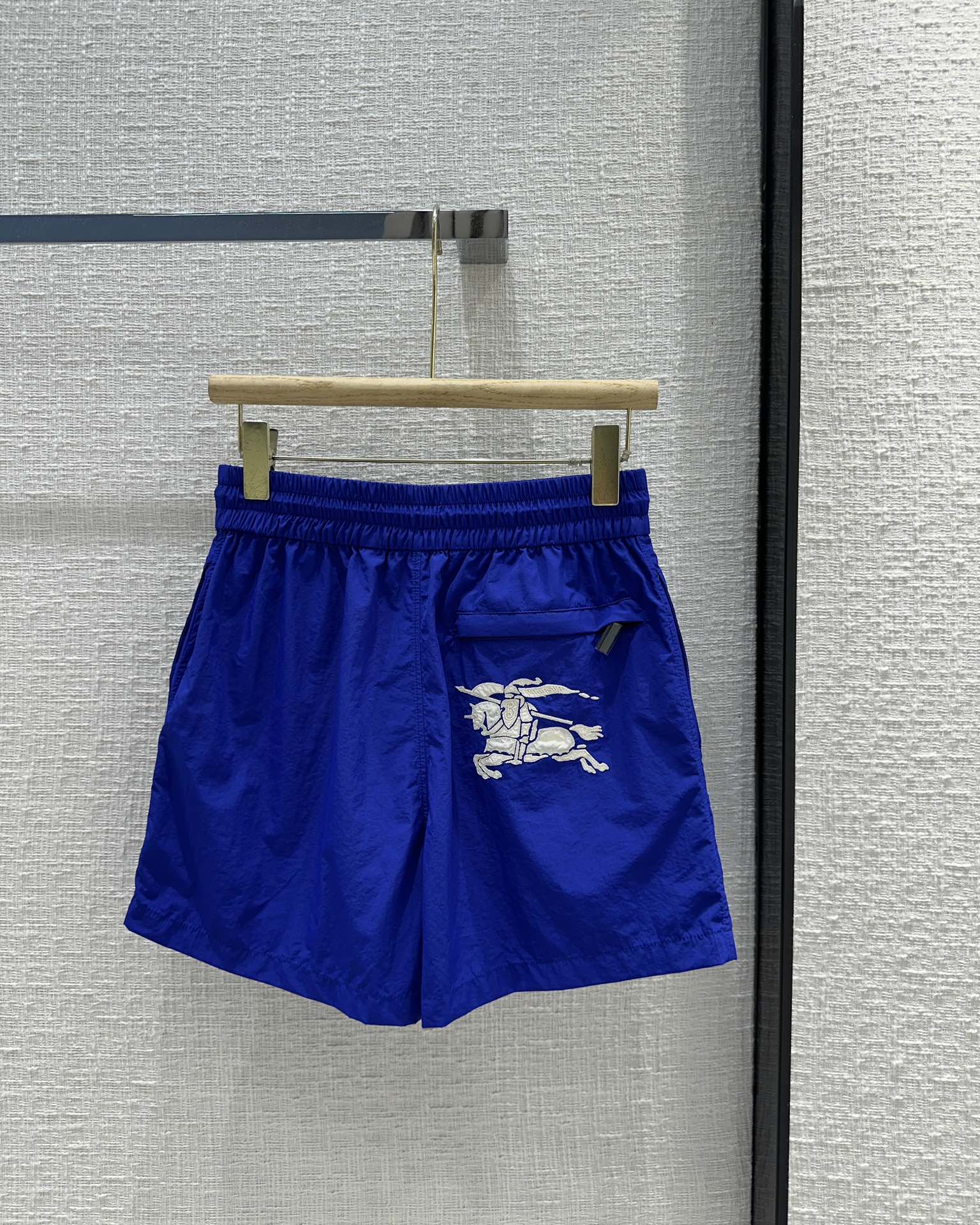 シンプル カジュアル ショートパンツ バーバリー パンツ コピー レディース ブルー-4