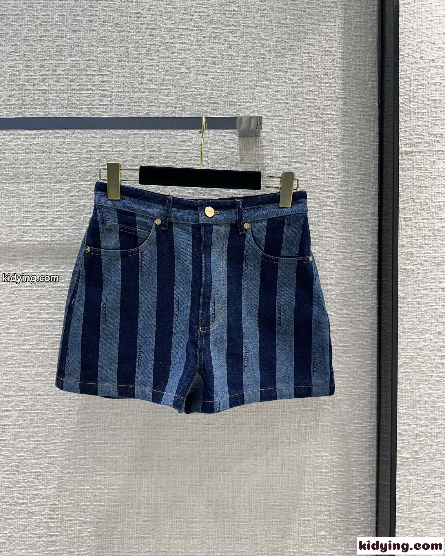 カジュアル お洒落 フェンディ パンツ スーパーコピー デニム ショートパンツ-2