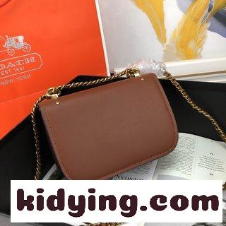 Coach コーチの女性バッグコーナーの新しいTroupe コーチバッグ 新作コピー 女性はオルガンチェーンバッグを片肩に斜めに掛ける-1