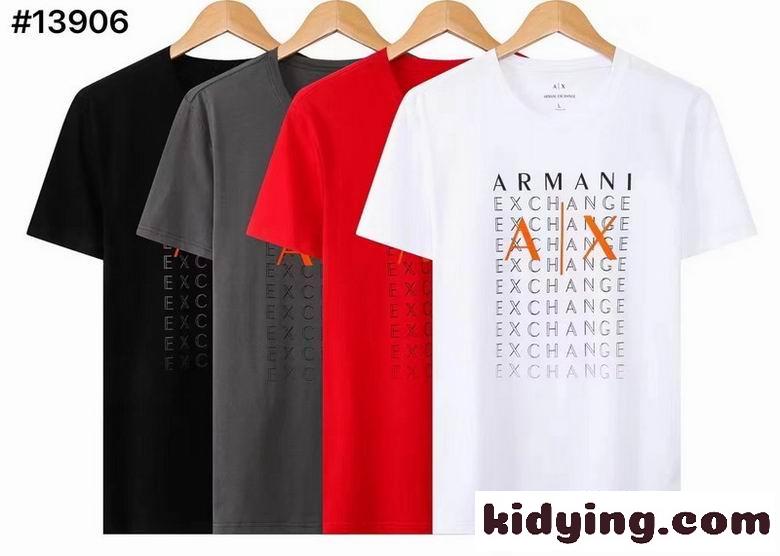 おしゃれ 定番 プリント クルーネックル アルマーニ tシャツ コピー 半袖 合わせやすい 春夏 トップス-0