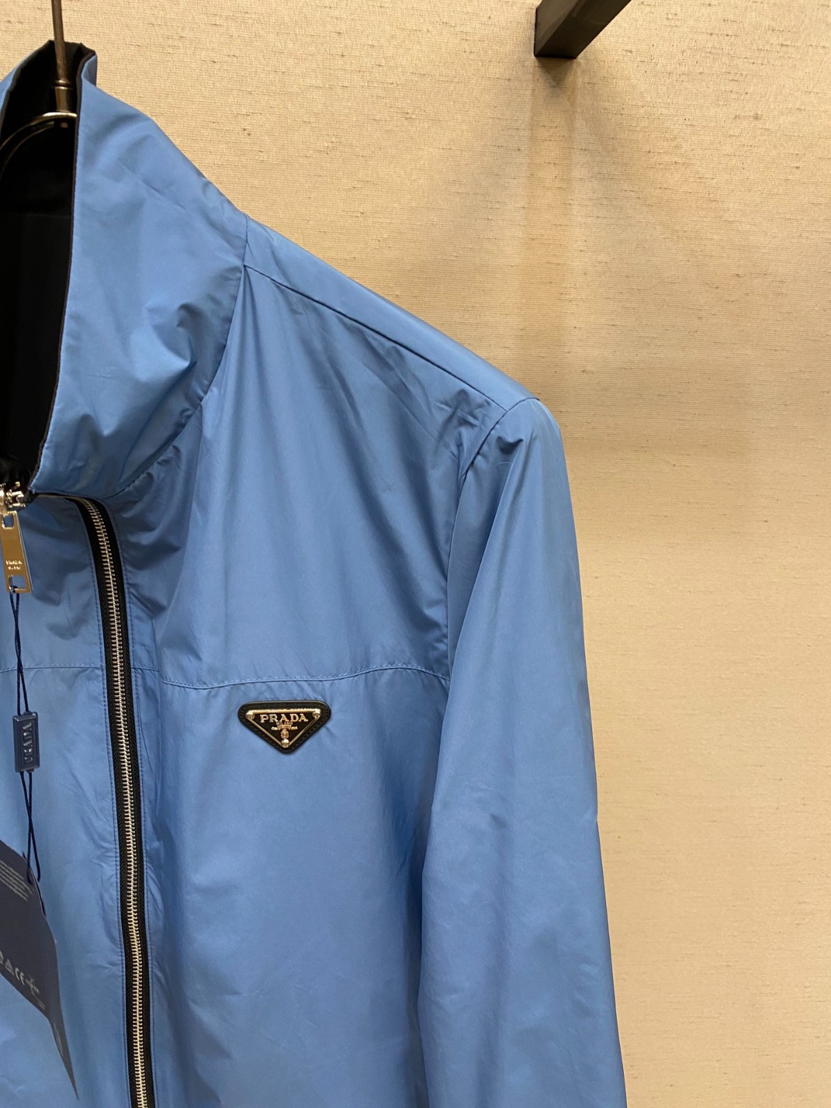 シンプル 上品 リバーシブル ブルゾン プラダ ジャケット 偽物 アウター-3