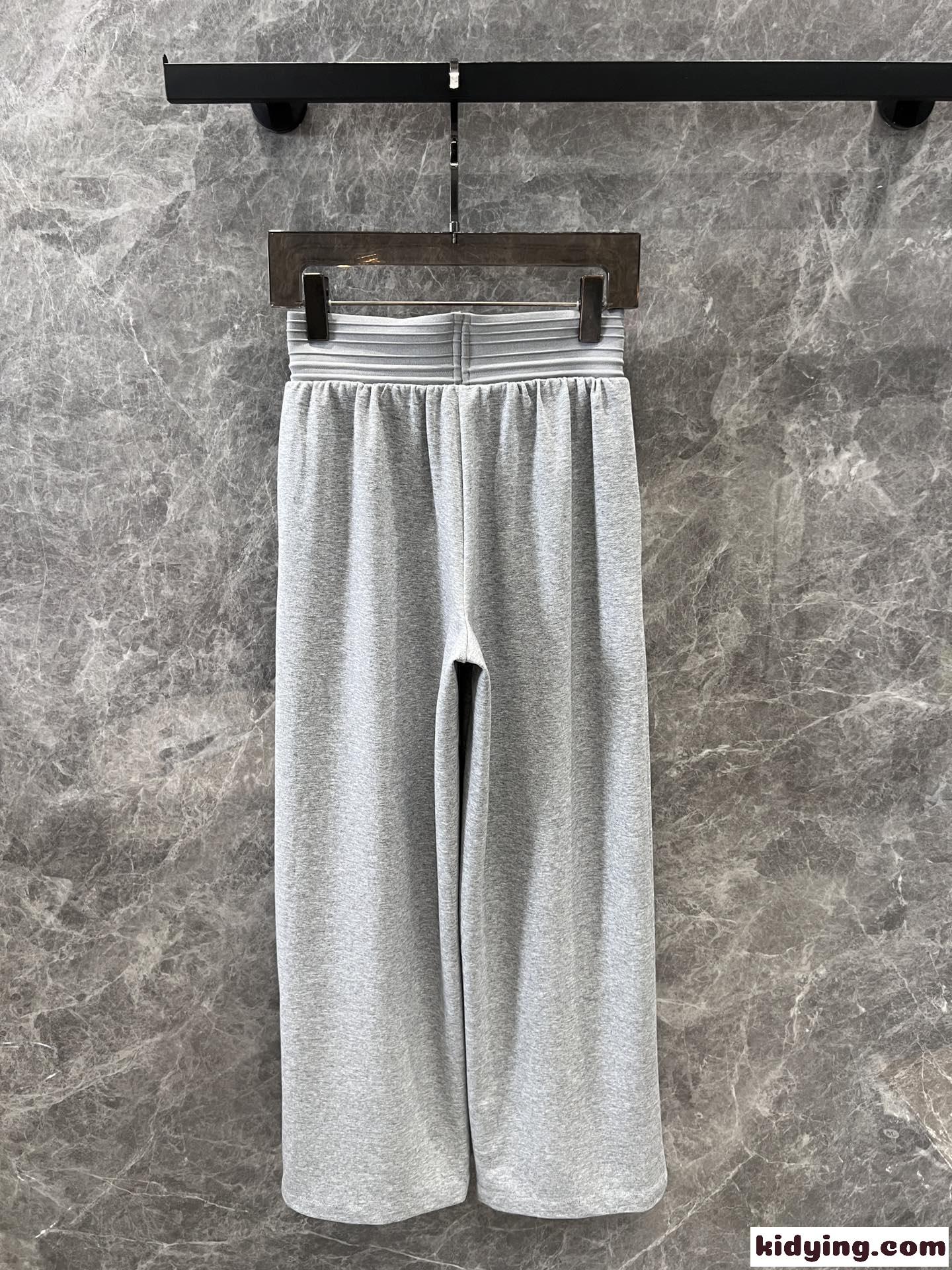 カジュアル 快適 アレキサンダーワング パンツ 偽物 ロングパンツ グレー-2