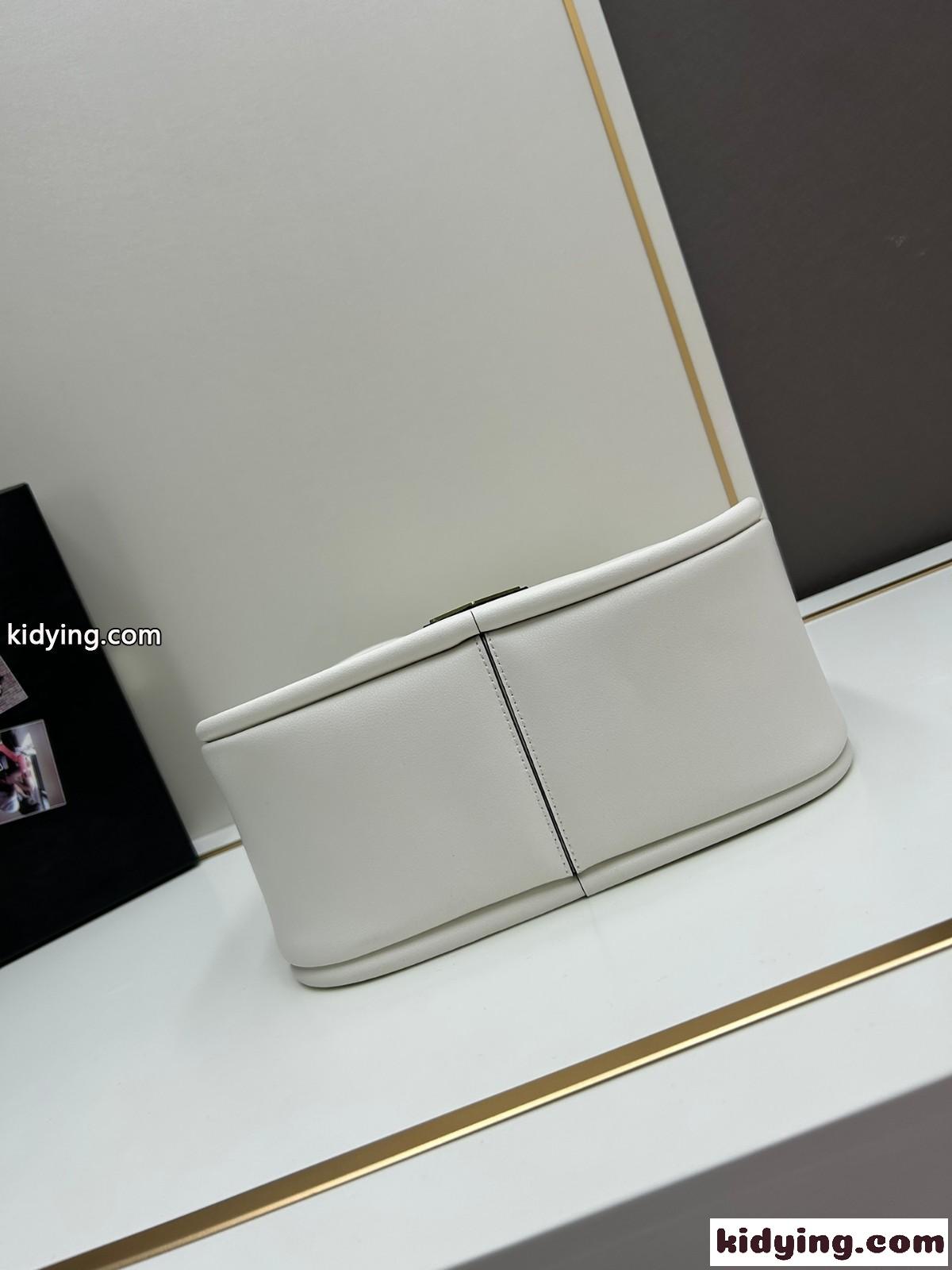 上品 カジュアル レザー ハンドバッグ プラダ バッグ コピー ホワイト-3