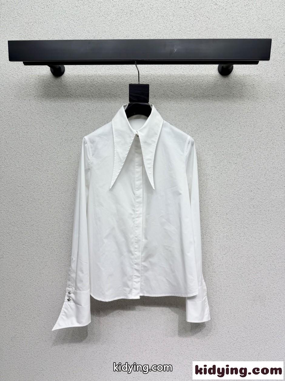 シンプル 上品 XL カラーシャツ ルイ・ヴィトン シャツ コピー ホワイト-1