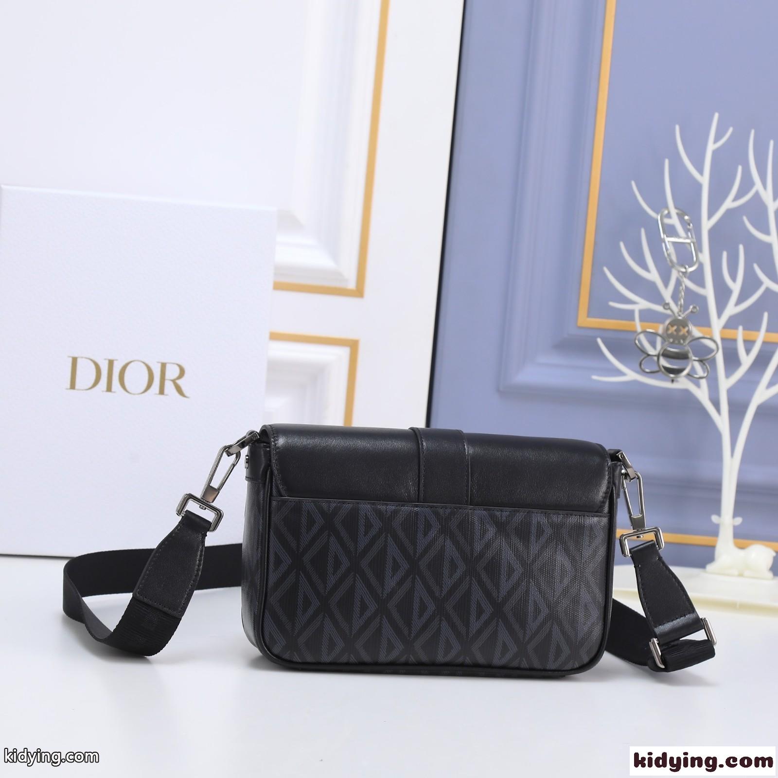DIOR HIT THE ROAD バッグ CD Diamond キャンバス & スムースカーフスキン クリスチャン・ディオール バッグ コピー-2