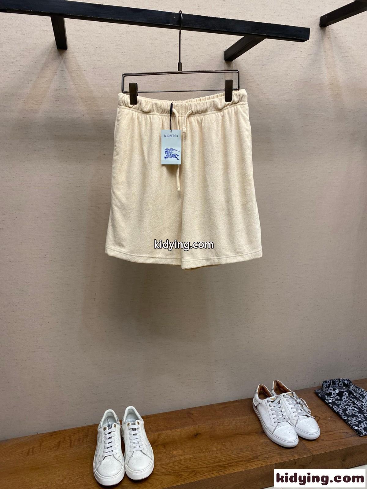 コットンタオル ショーツ バーバリー パンツ コピー ショートパンツ ベージュ-1