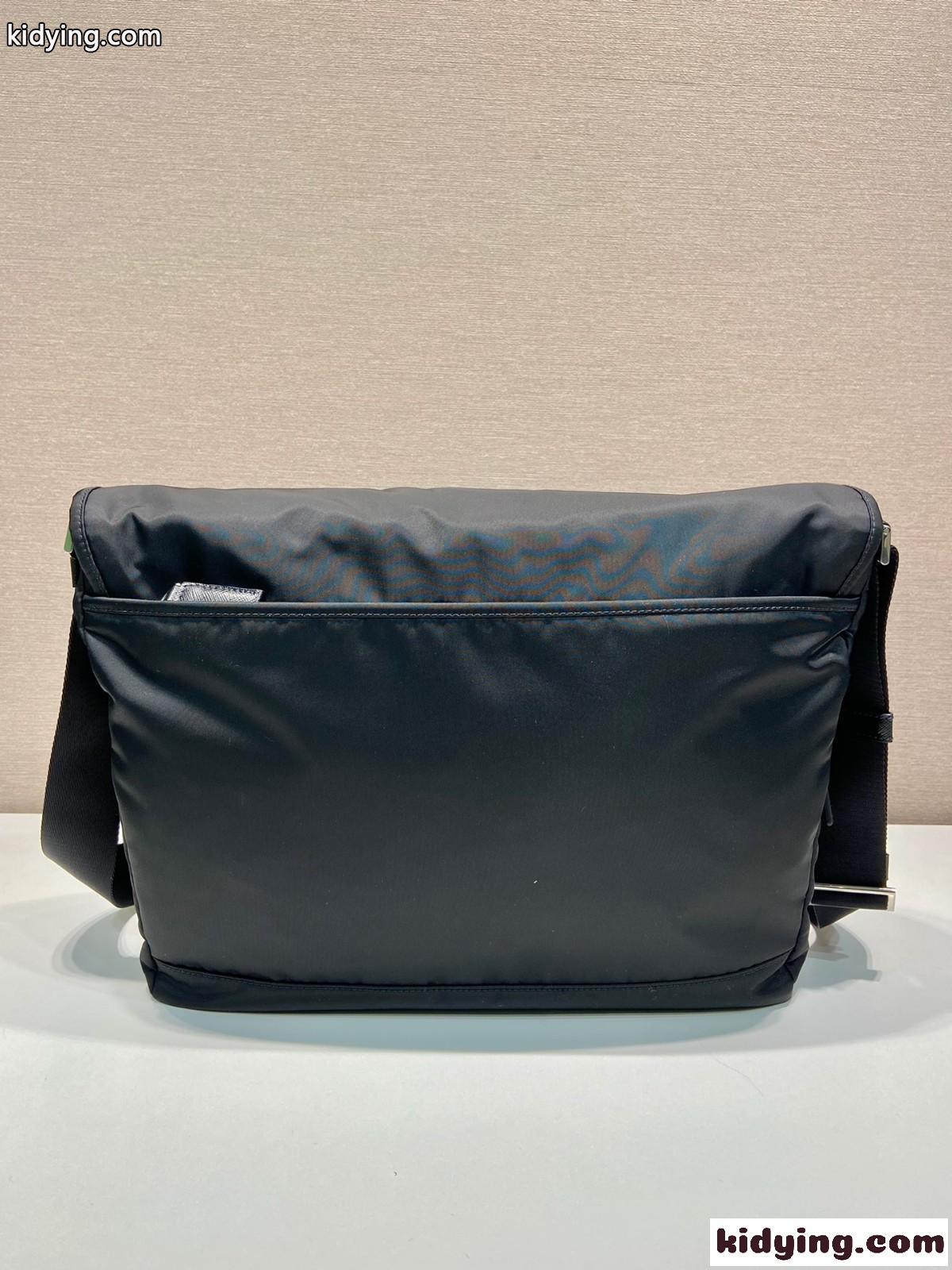 Re-Nylon xサフィアーノレザー ショルダーバッグ プラダ バッグ コピー メンズ カバン-2