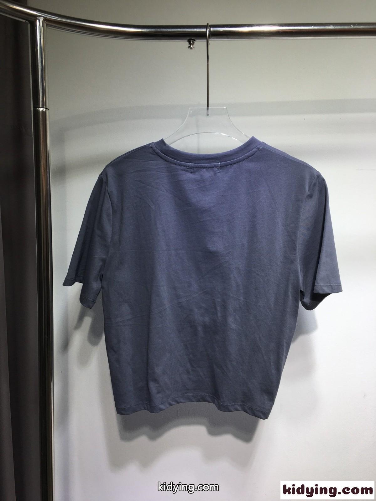 セーフティー ピン ロゴ 半袖Tシャツ ヴェルサーチェ Tシャツ コピー グレー-0