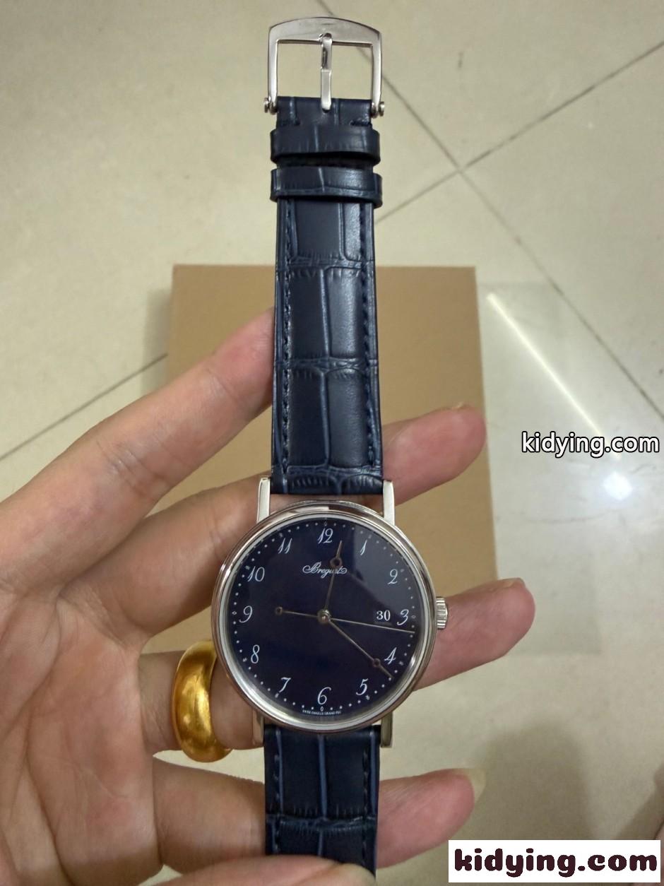 上品 エレガント 腕時計 ブレゲ クラシック 偽物 38mm ウォッチ ネイビー-0