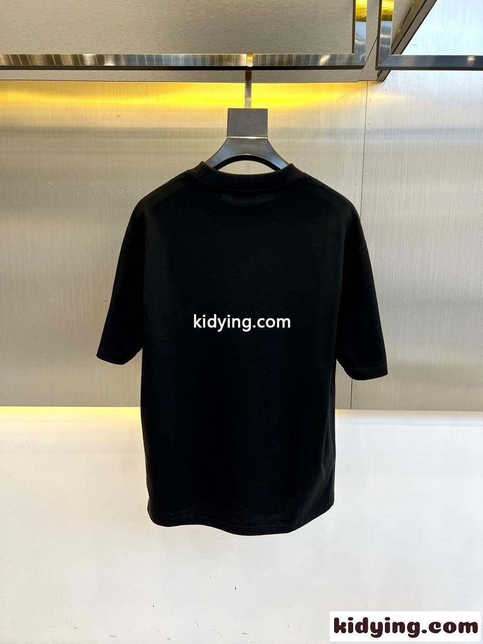 おしゃれ カジュアル プリント ケンゾー Tシャツ コピー 半袖Tシャツ ブラック-3