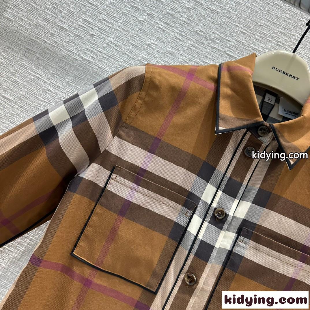 バーバリー シャツ コピー ロングスリーブ ヴィンテージ チェック コットン-1