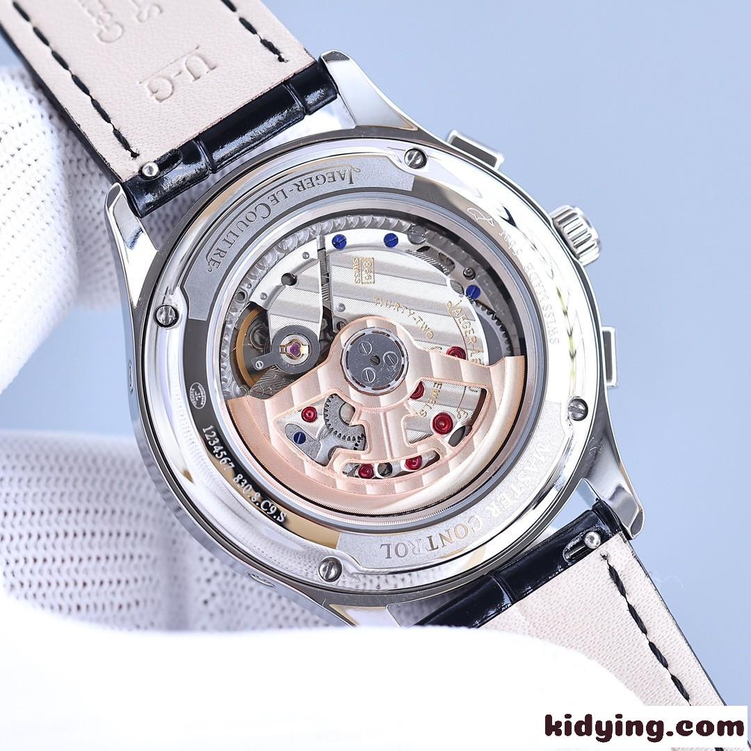 ジャガー・ルクルト 時計 コピーメンズ 腕時計 40MM おしゃれ 人気 革ベルト-2