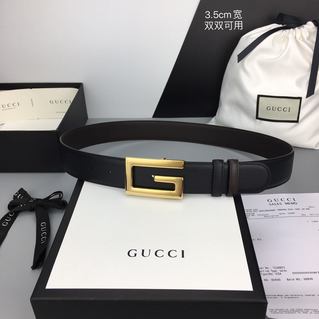 リバーシブル ベルト スクエアG バックル グッチ ベルト スーパーコピー-0