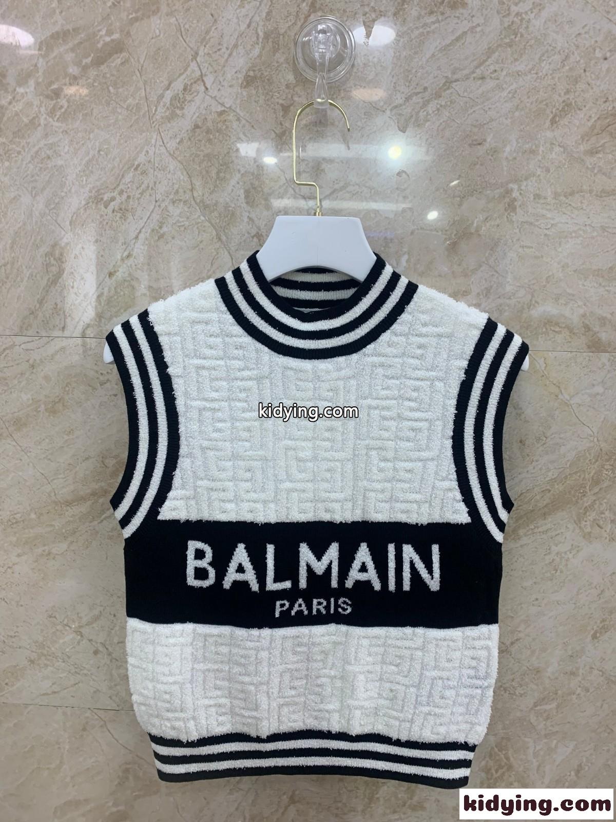 Balmain モノグラム ブークレットニットトップス バルマン ニット コピー レディース-2