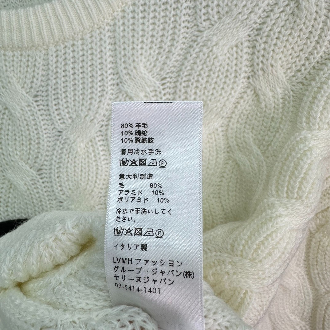お洒落 合わせやすい ウール セリーヌ セーター コピー クルーネック-3