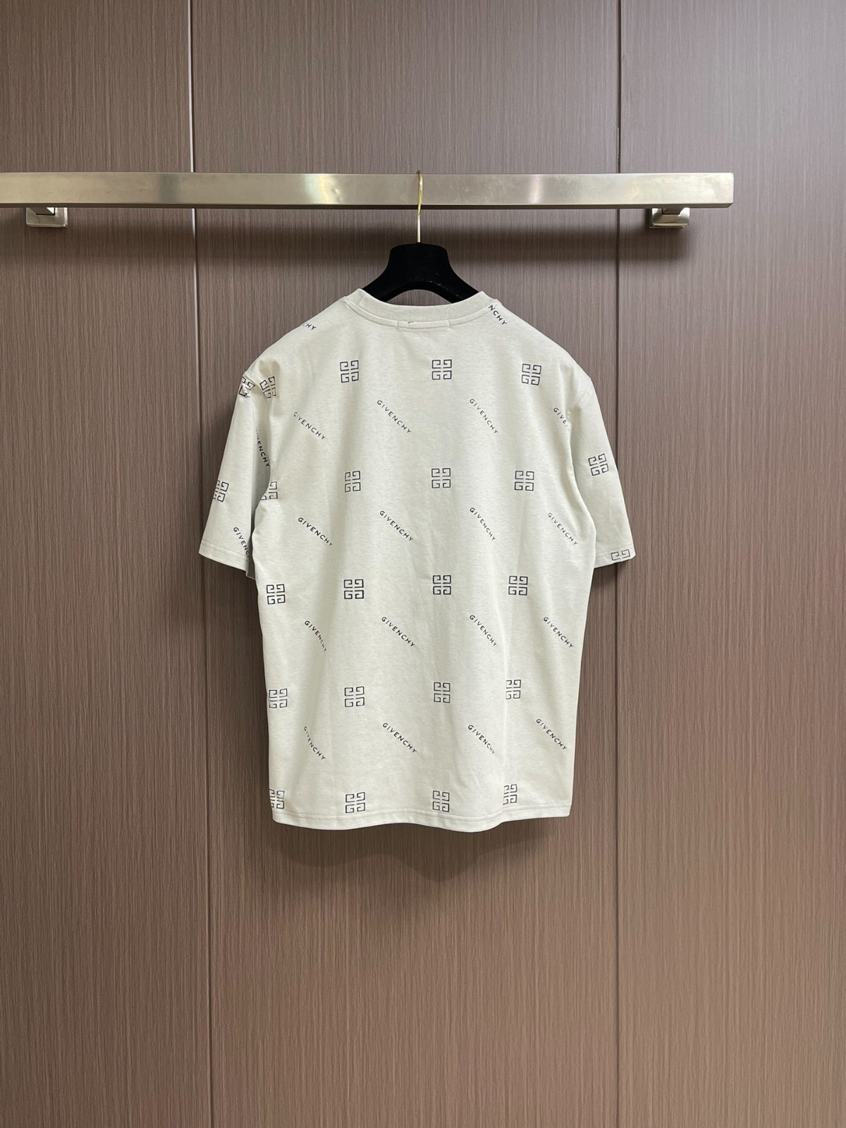 上品 カジュアル コットン 半袖Tシャツ ジバンシィ Tシャツ コピー ベージュ-0