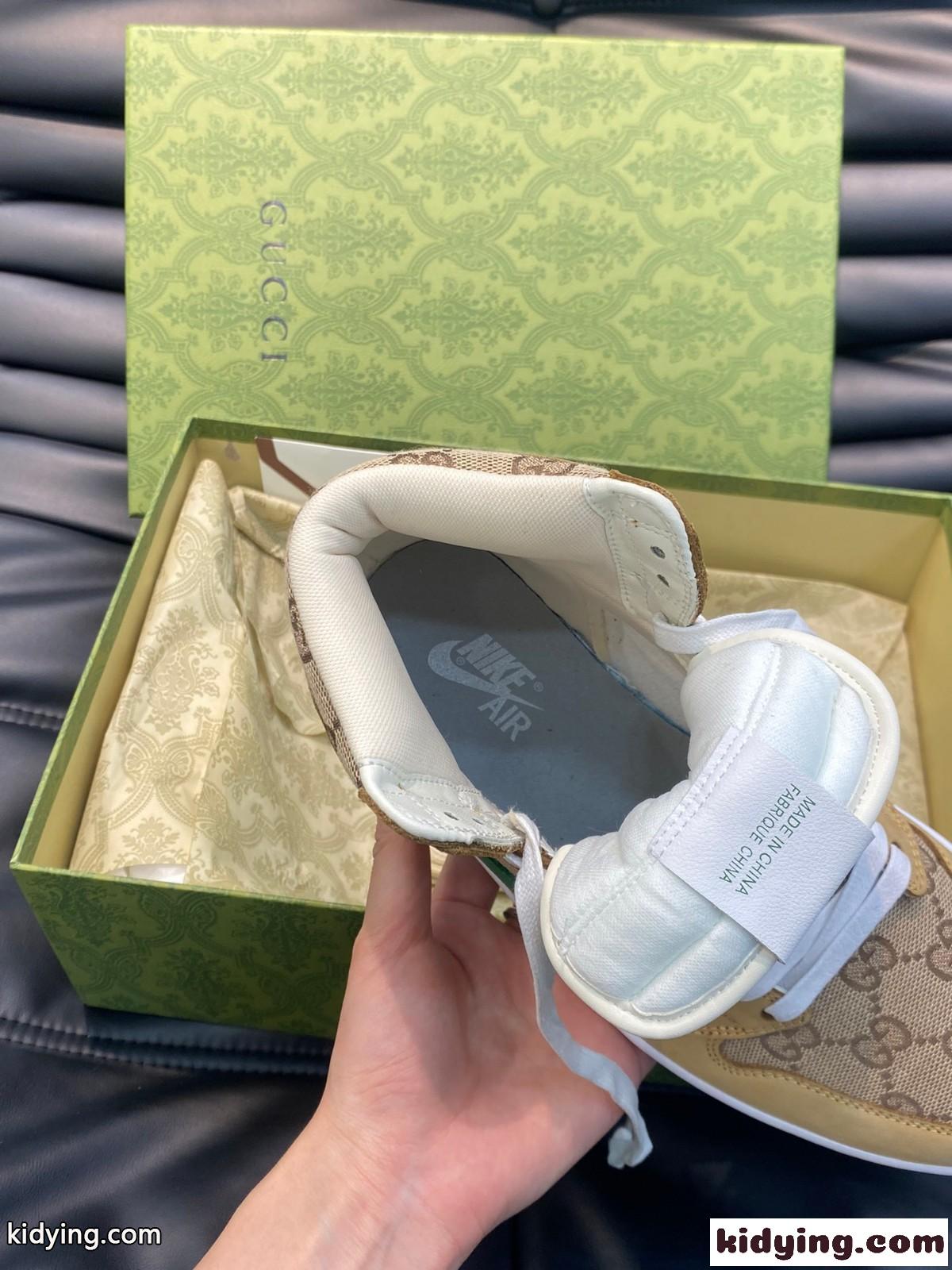 Gucci X nike ハイトップスニーカー グッチ スニーカー コピー メンズシューズ-3