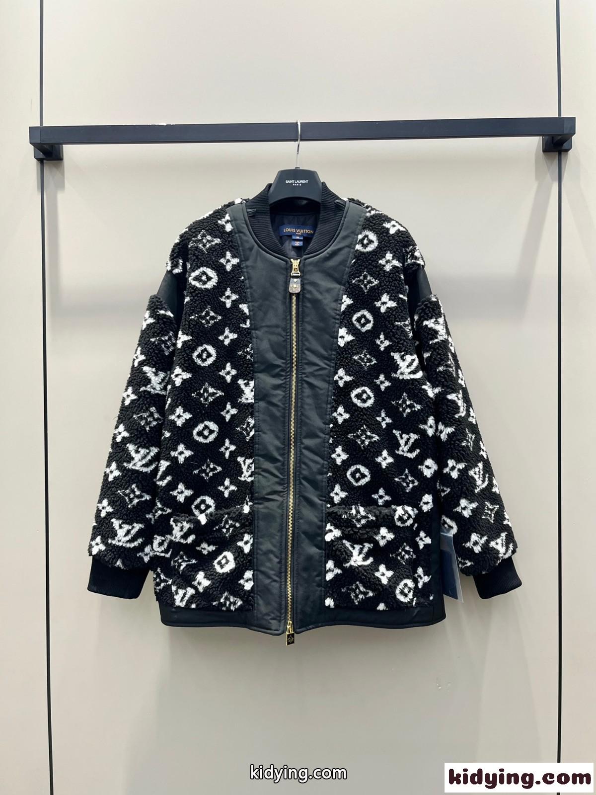 秋冬 ルイヴィトン ジャケット コピー モノグラムテディボンバージャケット-0