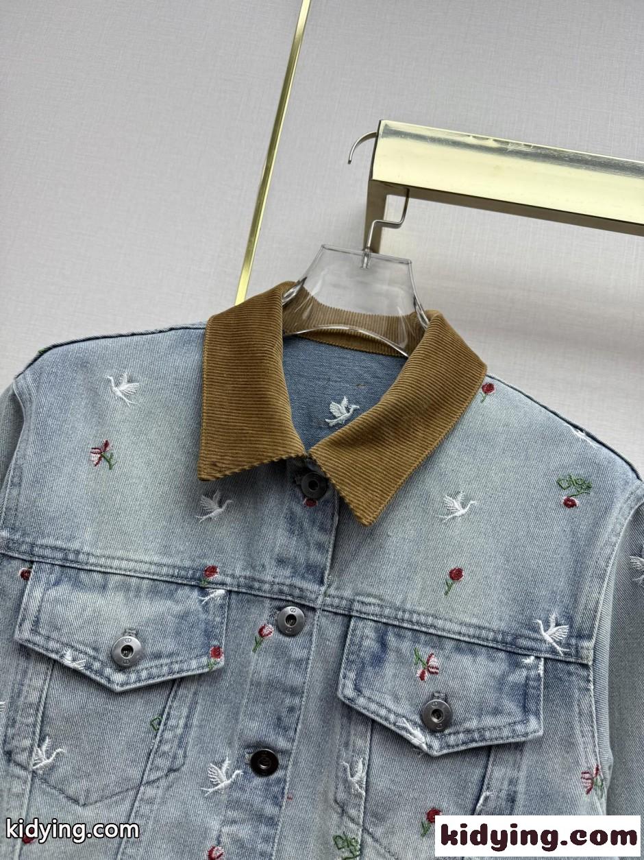 Dioramour エンブロイダリー ジャケット クリスチャン・ディオール ジャケット コピー-1
