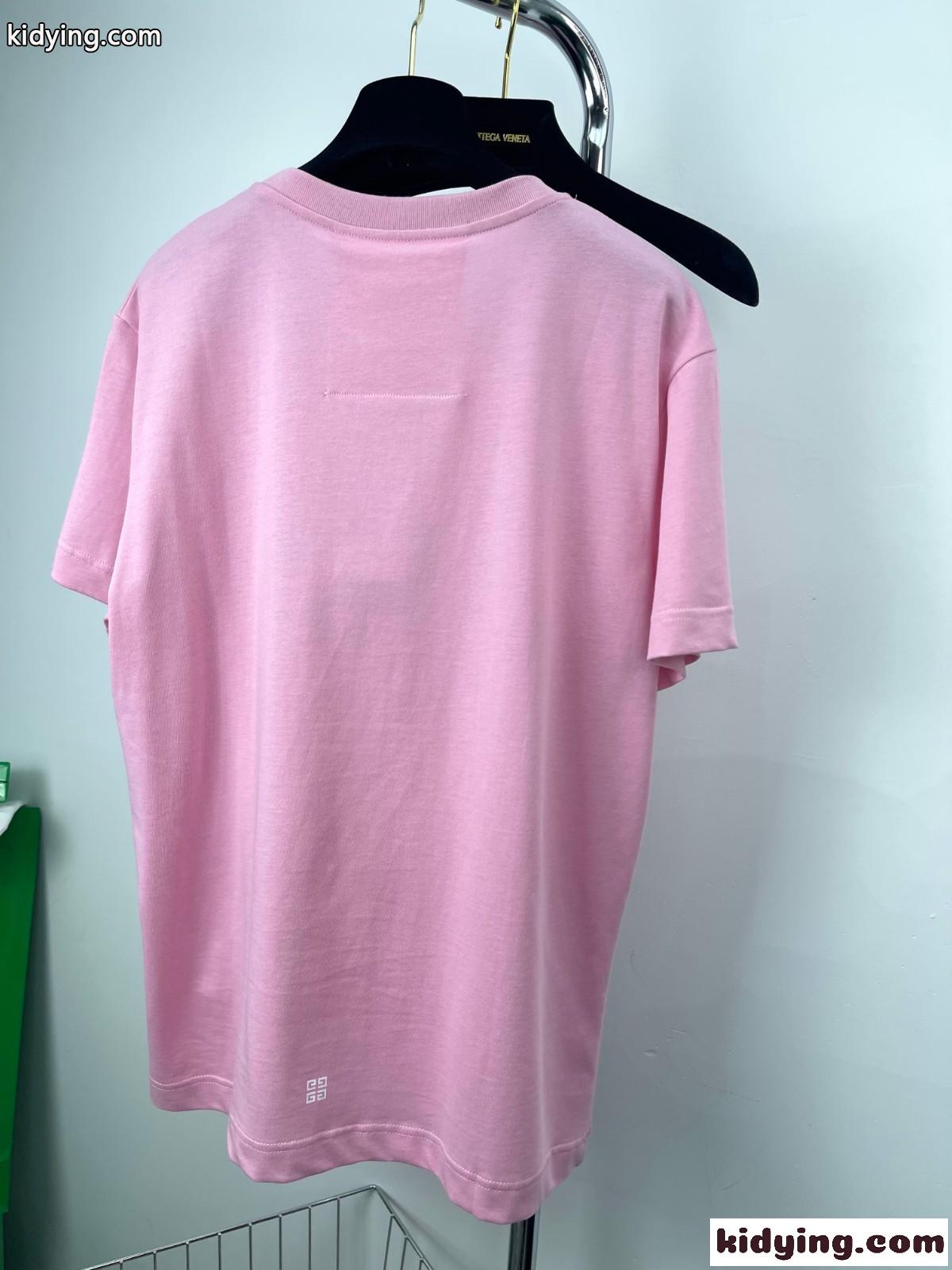 人気 着回し 相性抜群 ゆったり クルーネック プリント ジバンシィ Tシャツ コピー 春夏 カジュアル おしゃれ トップス-0