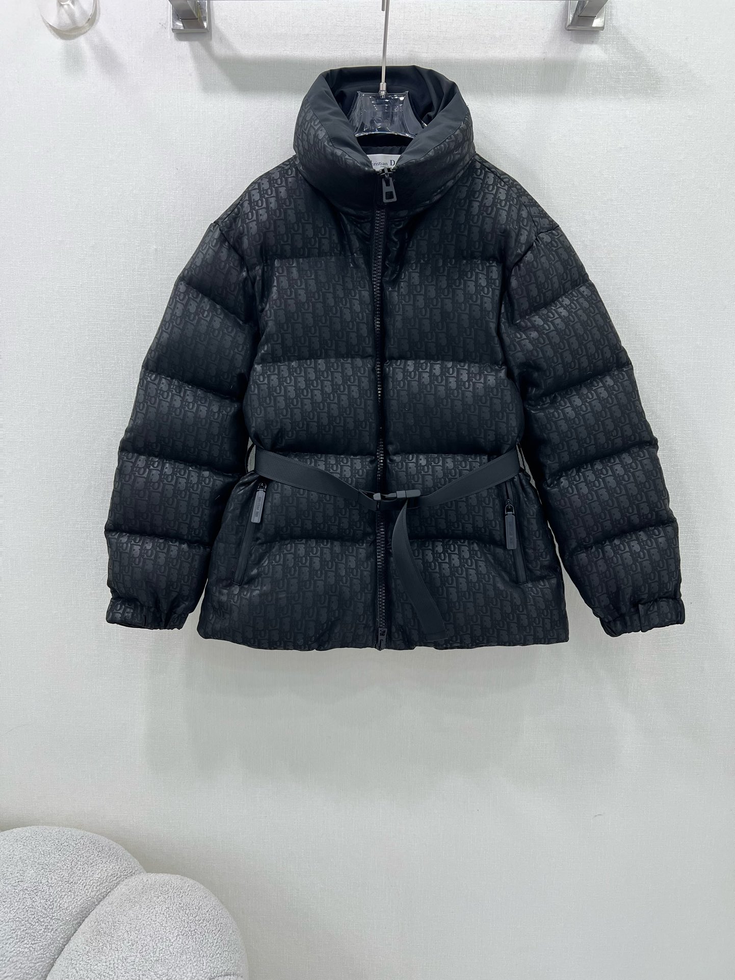 dior ダウンジャケット激安通販 トップス 保温 アウター ハイネック 暖かい シンプル ブラック-0