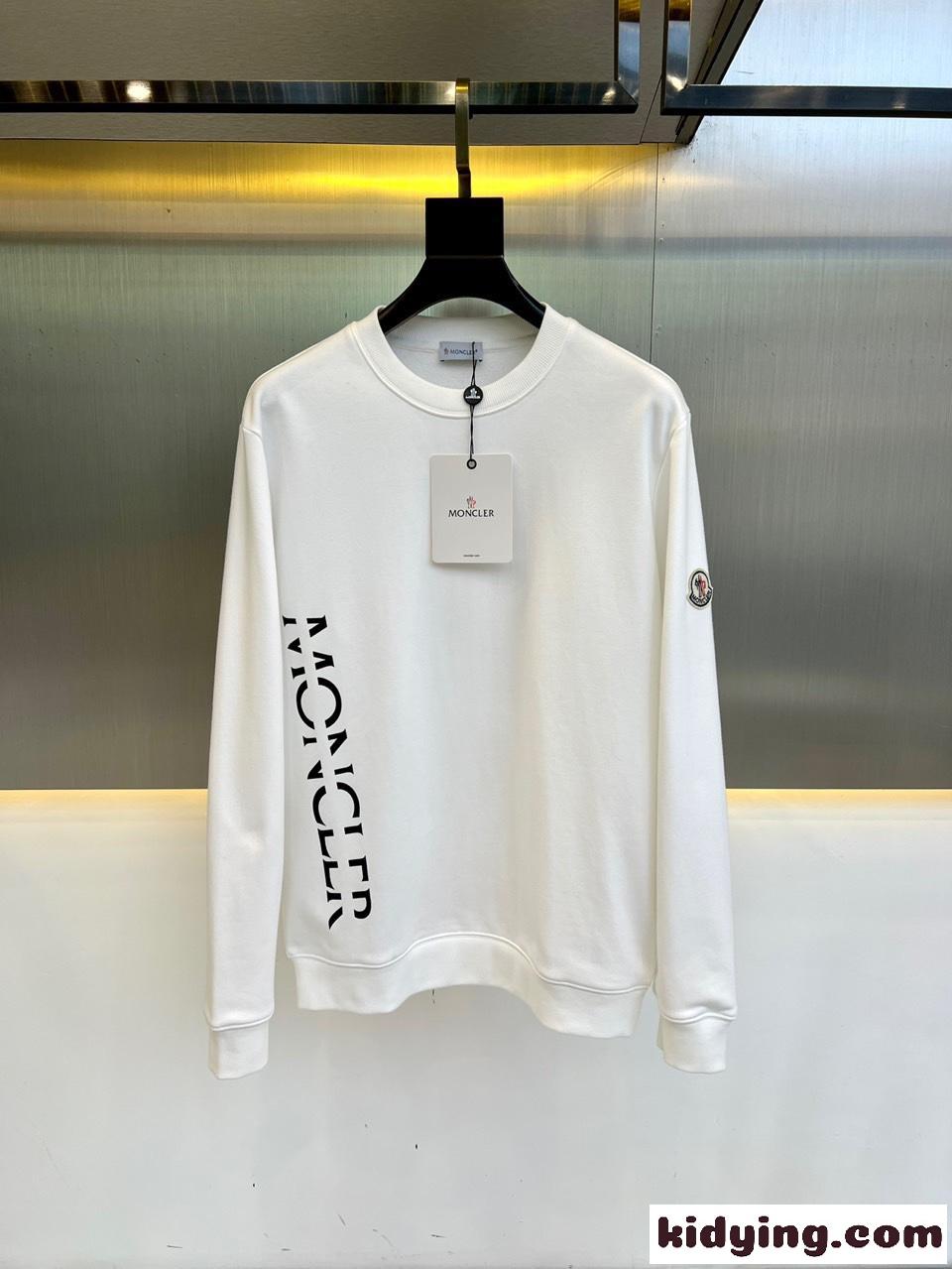 定番 ロゴ モンクレール Tシャツ コピー 合わせやすい クルーネック ホワイト-0