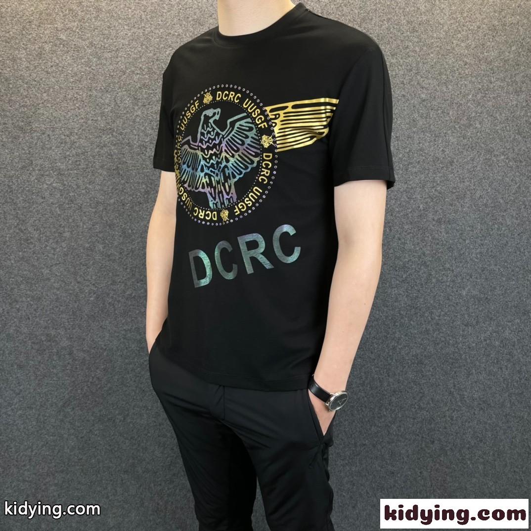 カジュアル 個性 柔らかい クールネック 半袖 ボーイロンドン Tシャツ メンズ コピー 春夏 おしゃれ ホワイト ブラック-1