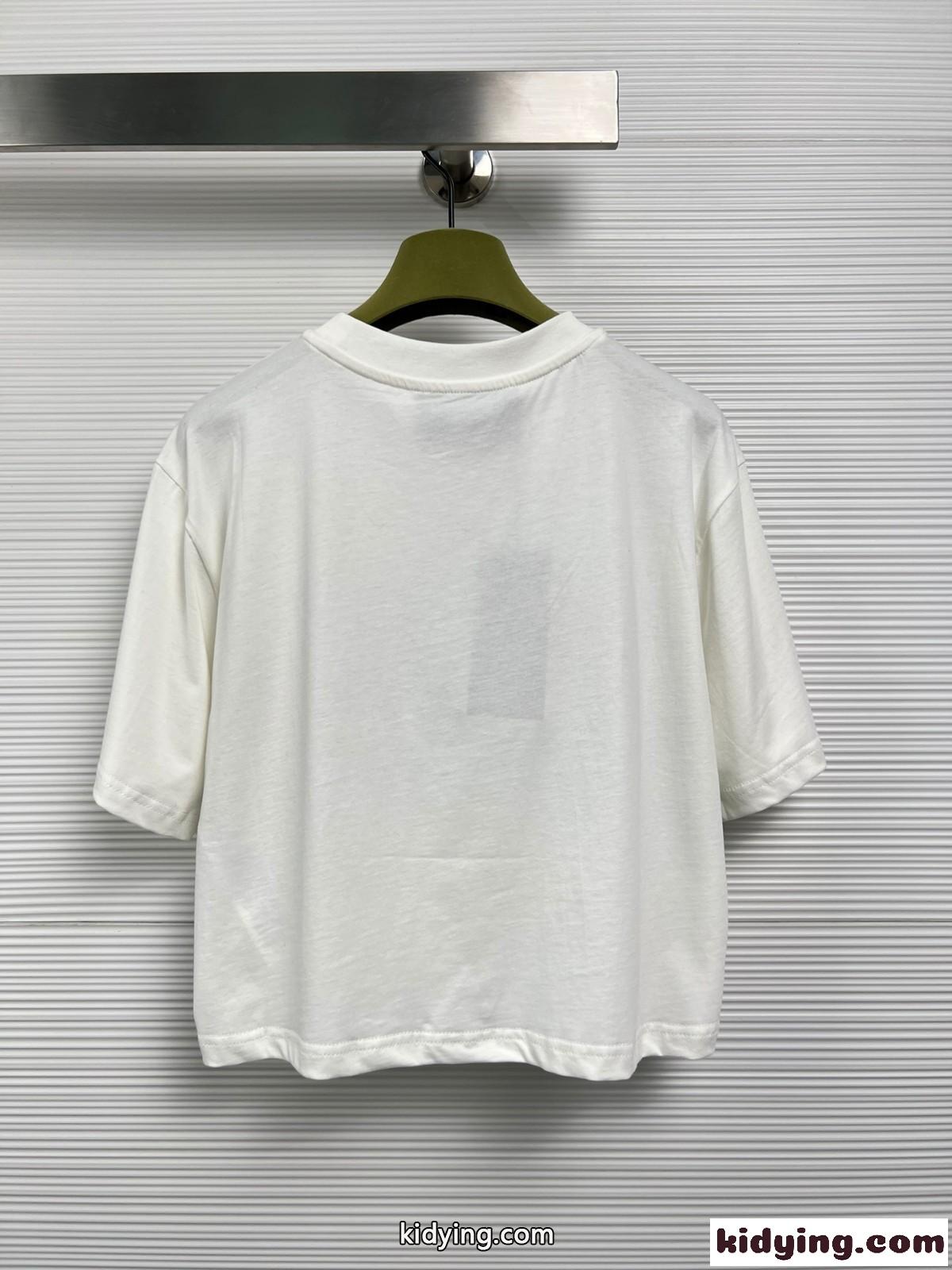 プリント コットン クロップド Tシャツ グッチ Tシャツ コピー レディース-3