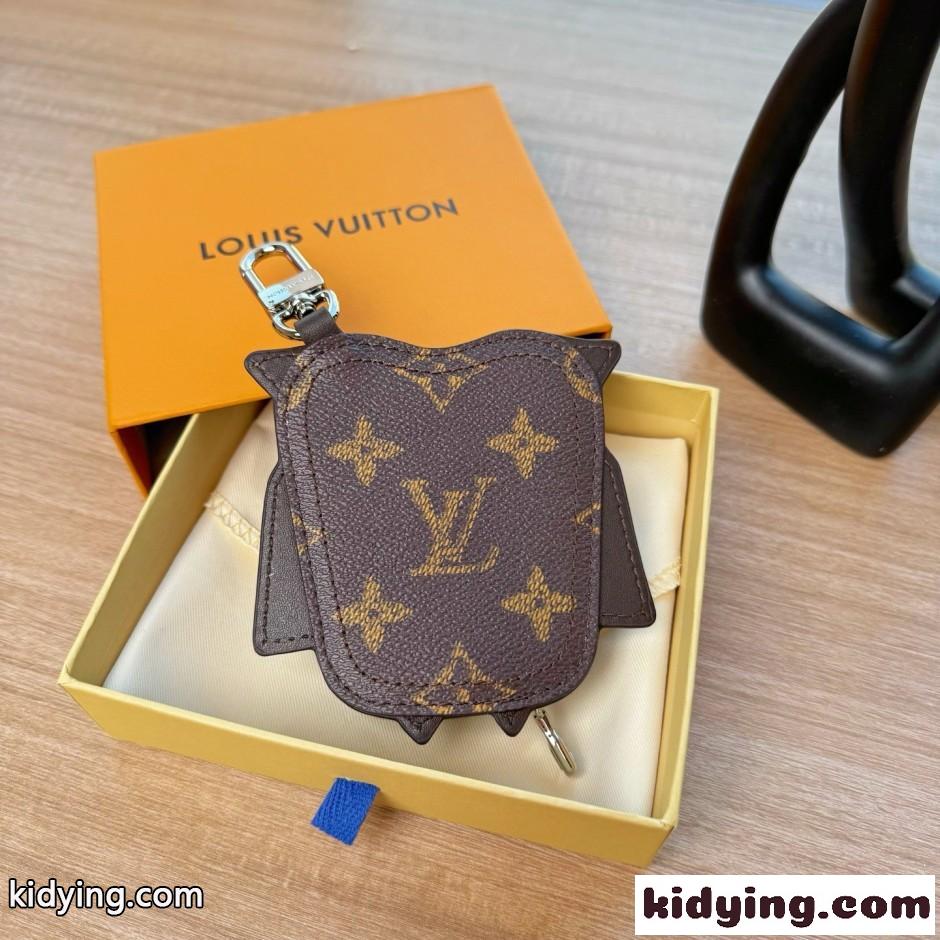 バッグチャーム･LV オウル ルイ・ヴィトン キーホルダー 偽物 ブラウン-0