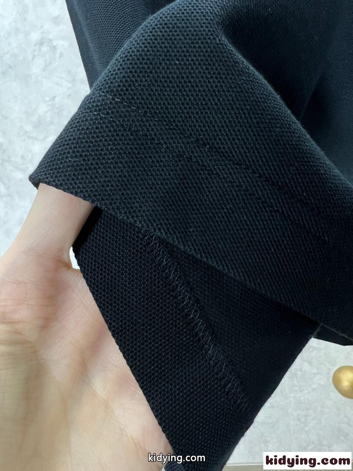 シンプル 刺繍入り コットンピケ ポロシャツ バーバリー 半袖Tシャツ コピー ブラック-4