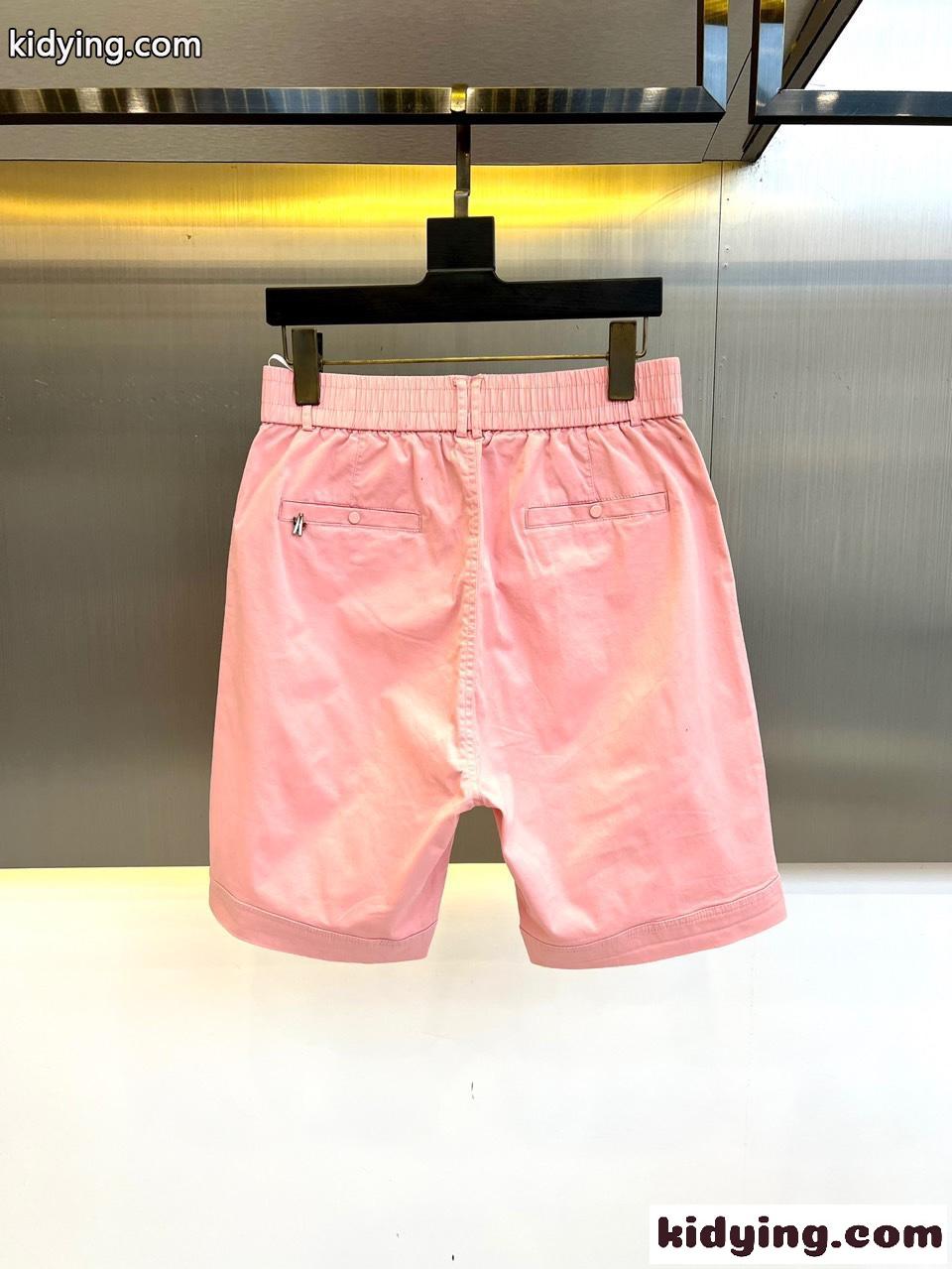 シンプル 合わせやすい モンクレール パンツ コピー ショートパンツ ピンク-4