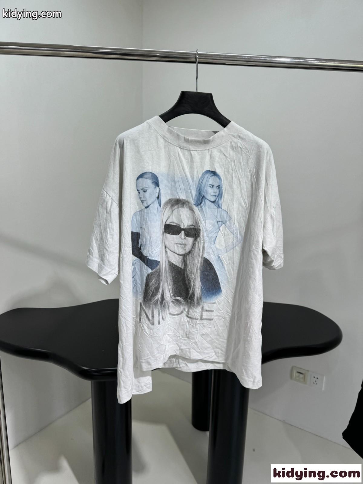 バレンシアガ NICOLE BOXY Tシャツ スーパーコピー ユニセックス-0