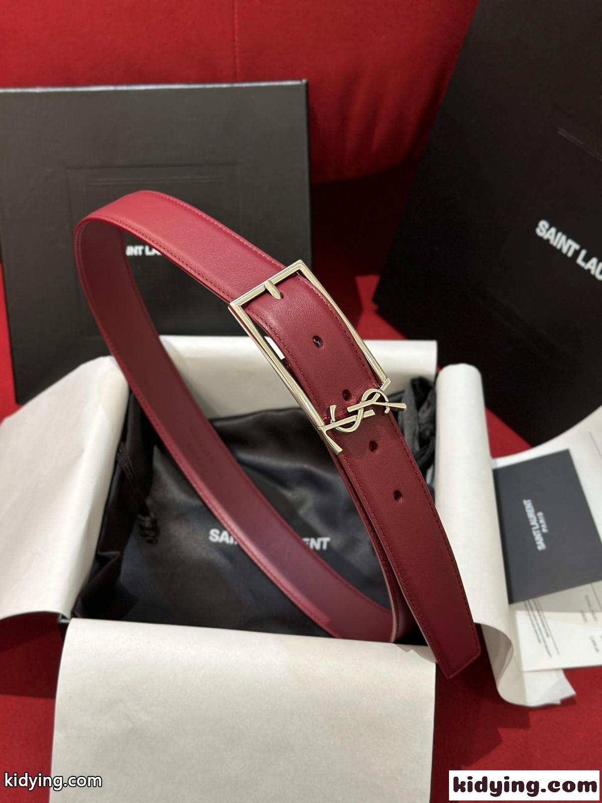 イヴ・サンローラン ベルト コピー 人気 合わせやすい YSL レザーベルト エレガント-0