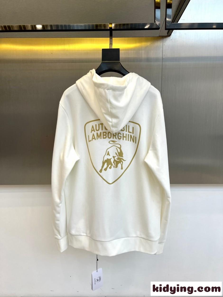 BALENCIAGA x Lamborghiniコラボ ジップアップパーカー バレンシアガ パーカー 偽物-4